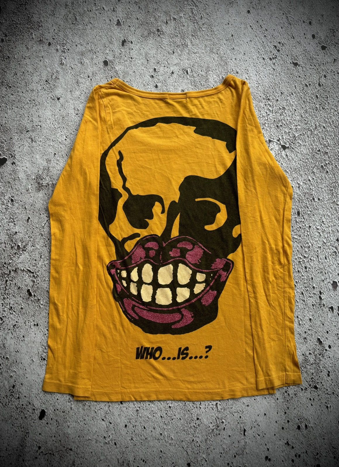 Hysteric Glamour Y2k Glad News Skull Longsleeve Size M / US 6-8 / IT 42-44 - 2 Thumbnail