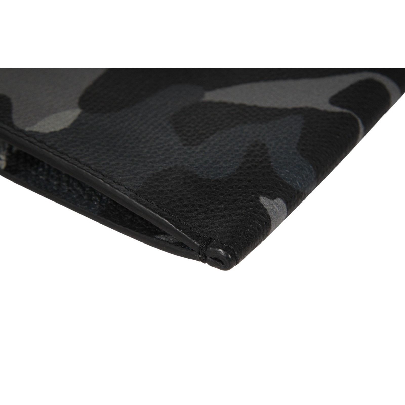 Alexander McQueen Grey Skull Camouflage Clutch Bag Zip Around Size ONE SIZE - 9 Thumbnail