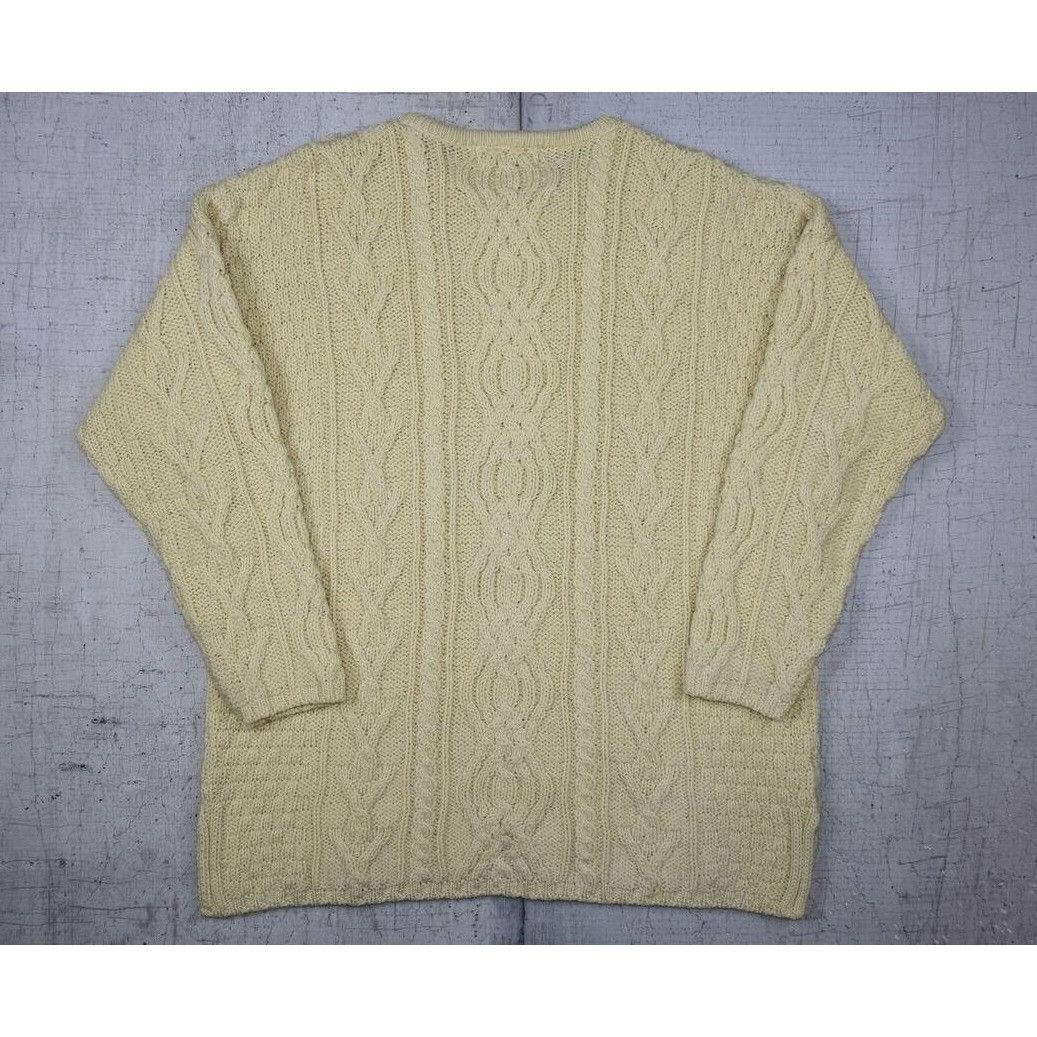 Aran Crafts Vintage Aran Crafts Ireland Cream Cable Knit Merino Wool XL Size US XL / EU 56 / 4 - 3 Thumbnail