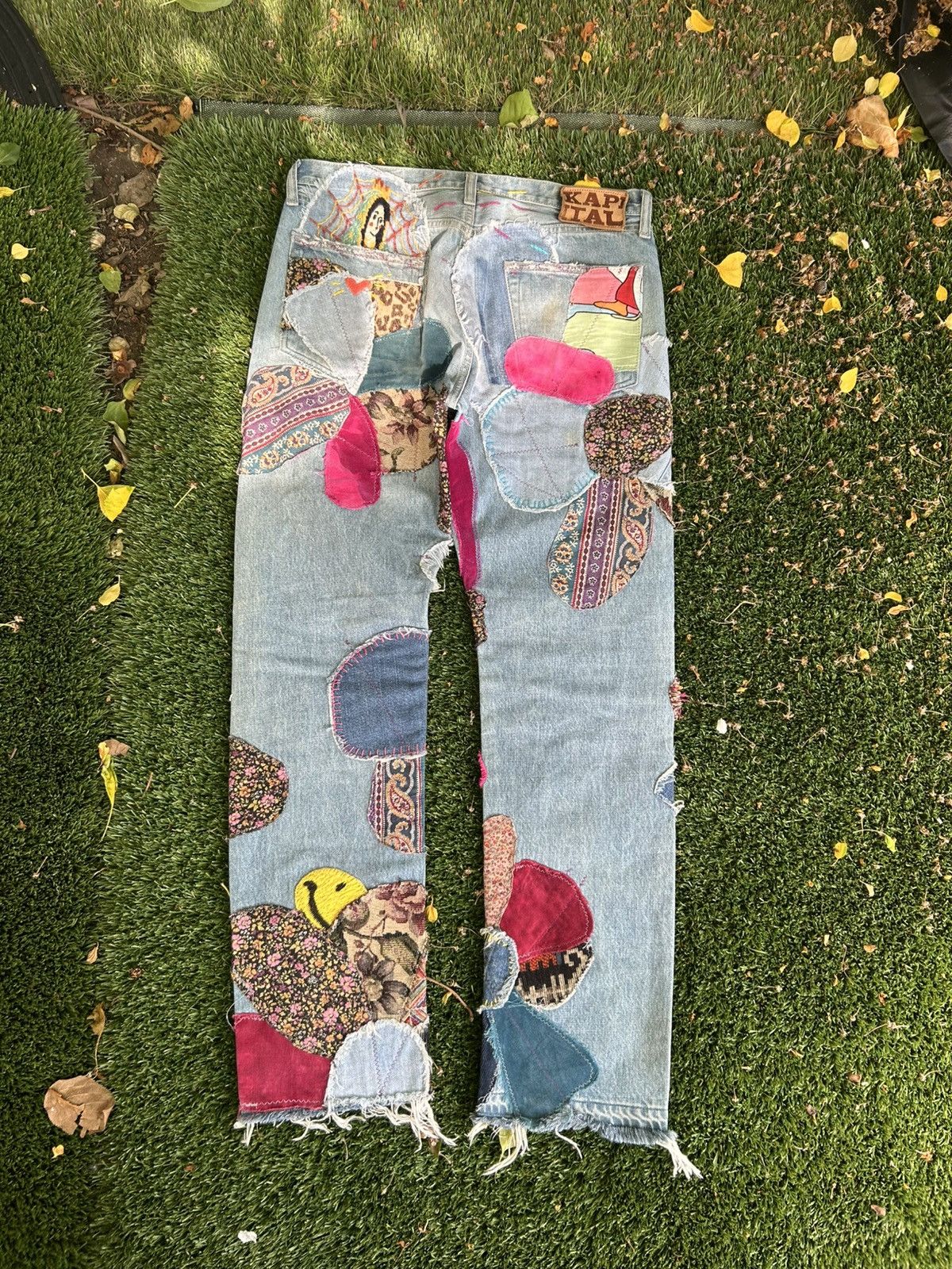 Kapital Kapital Japan Denim Crazy El Paso Monkey Cisco Hippie Jeans Size US 34 / EU 50 - 2 Thumbnail