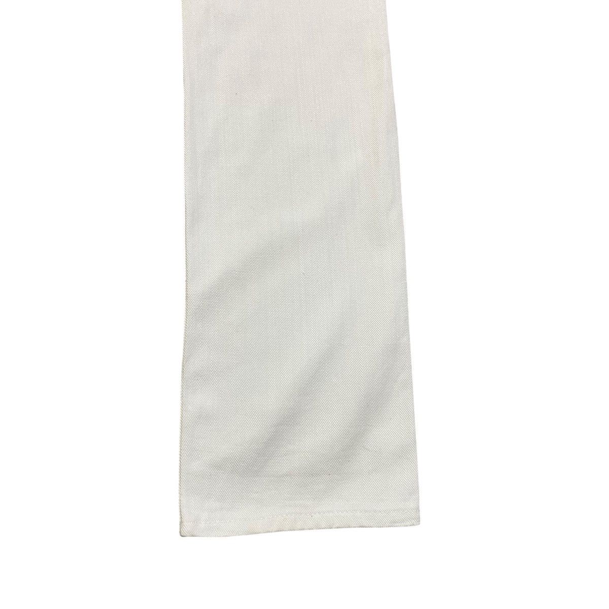 Yohji Yamamoto A.A.R Against All Risks White Denim Zipper Jeans Size US 29 - 14 Thumbnail