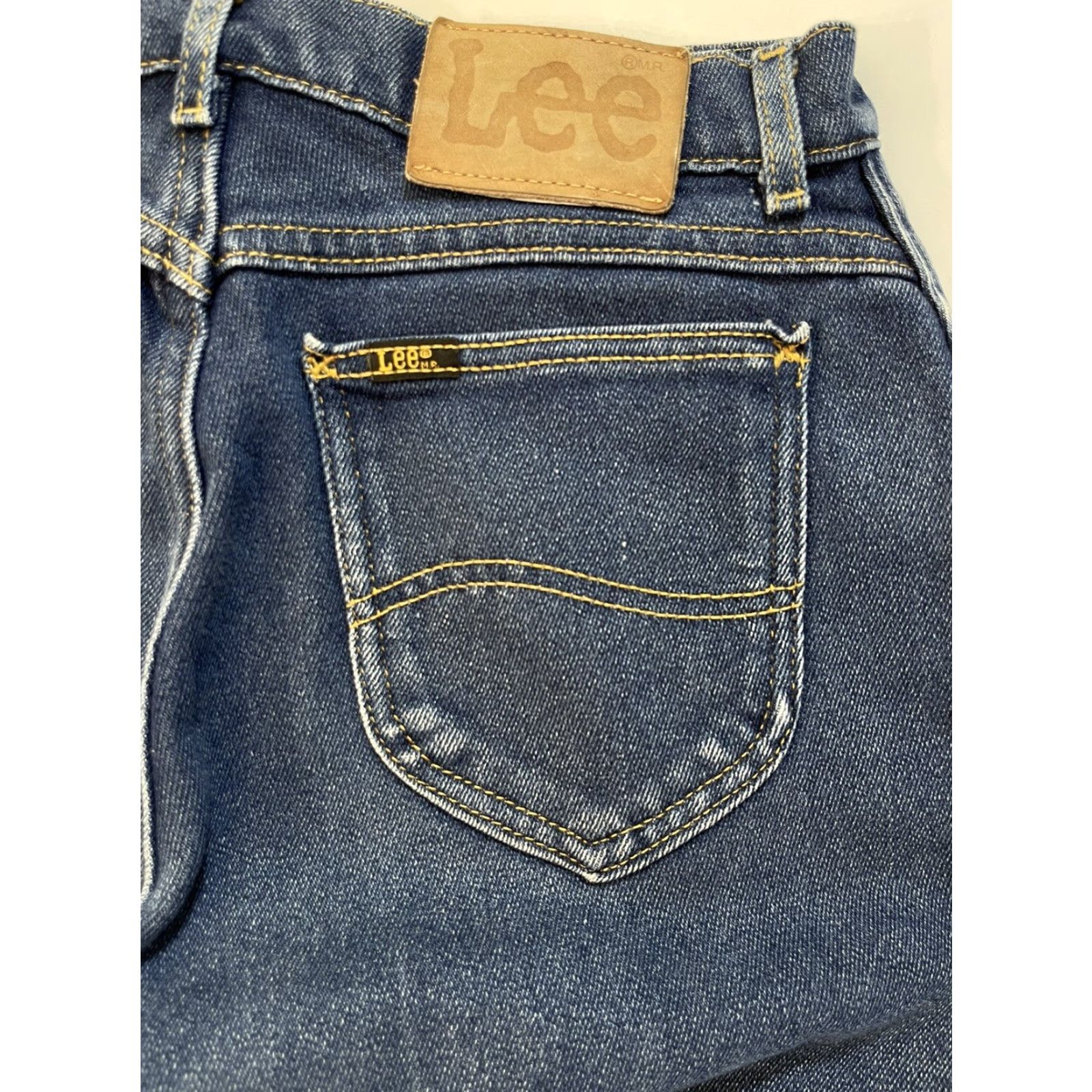 Lee VINTAGE Lee Jeans Mom 90s High Rise Regular 14 Womens 28x30 Blue Denim Stretch Size 36" / US 14 / IT 50 - 5 Thumbnail