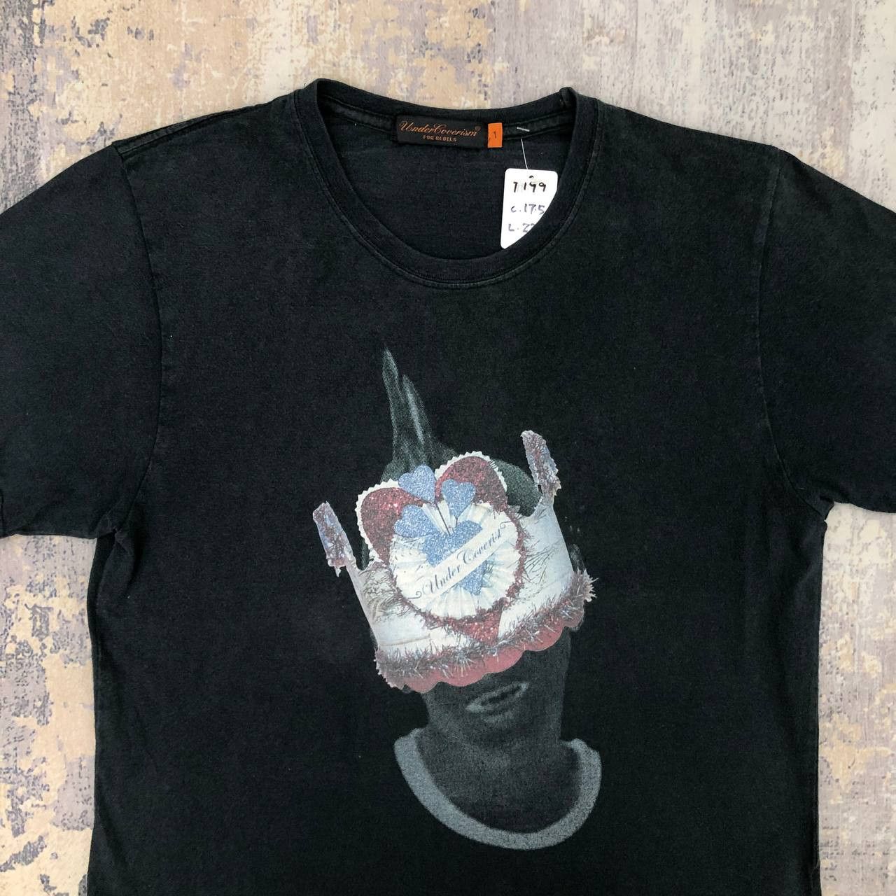 Undercover T199 SUNFADED UNDER COVERISM FOR REBELS CROPPED TEE Size S / US 4 / IT 40 - 2 Thumbnail