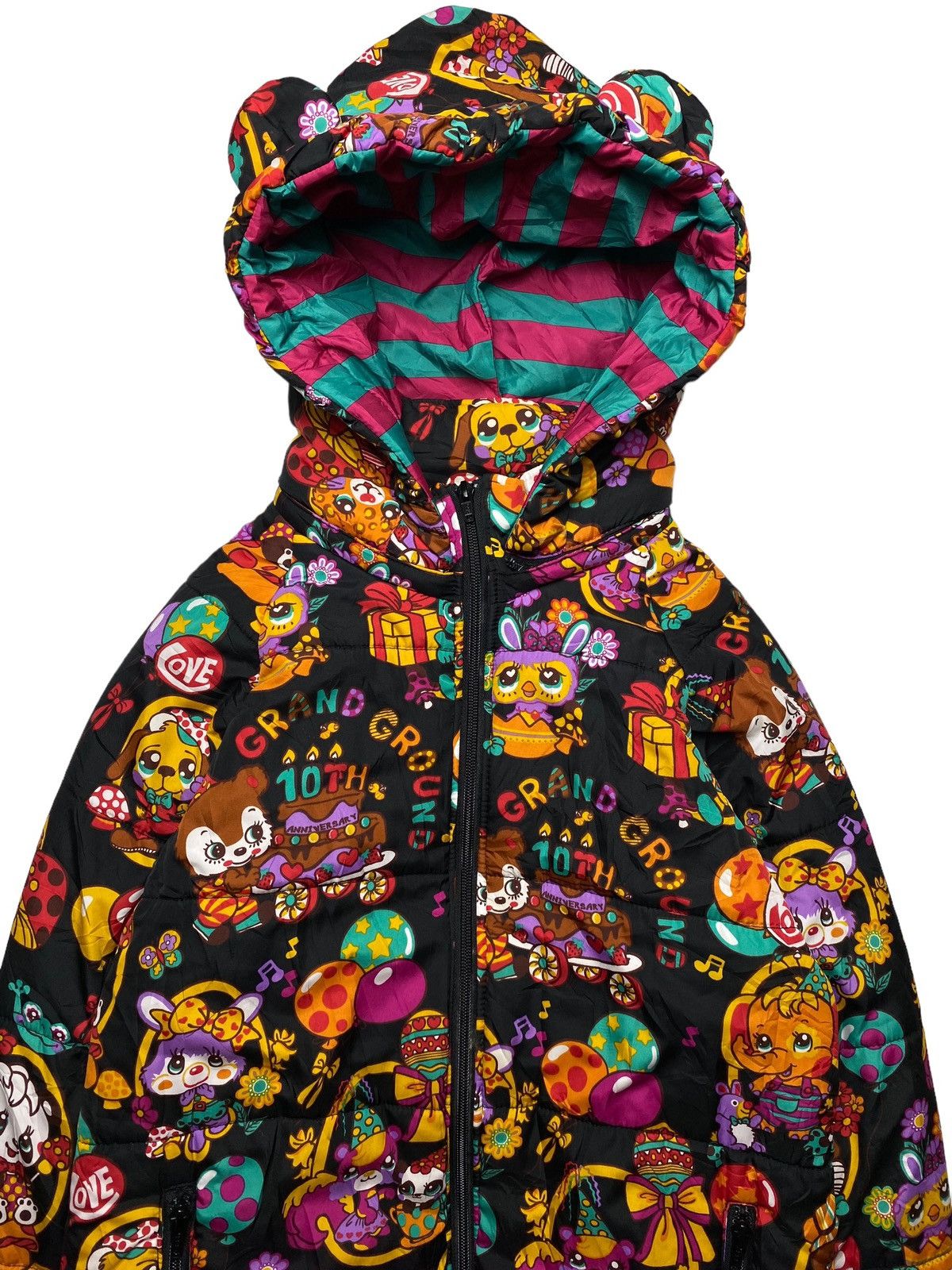 20471120 2000s Grand Ground - 3D Ear Hoodie Size US M / EU 48-50 / 2 - 4 Thumbnail