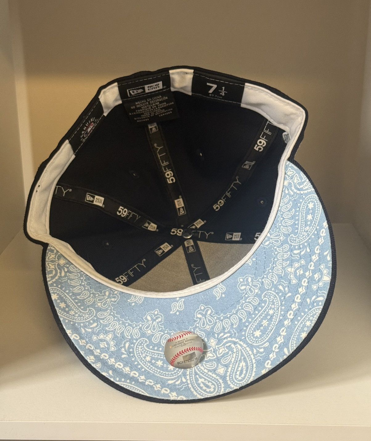 New Era New Era Yankees Fitted Paisley Brim Size ONE SIZE - 3 Thumbnail