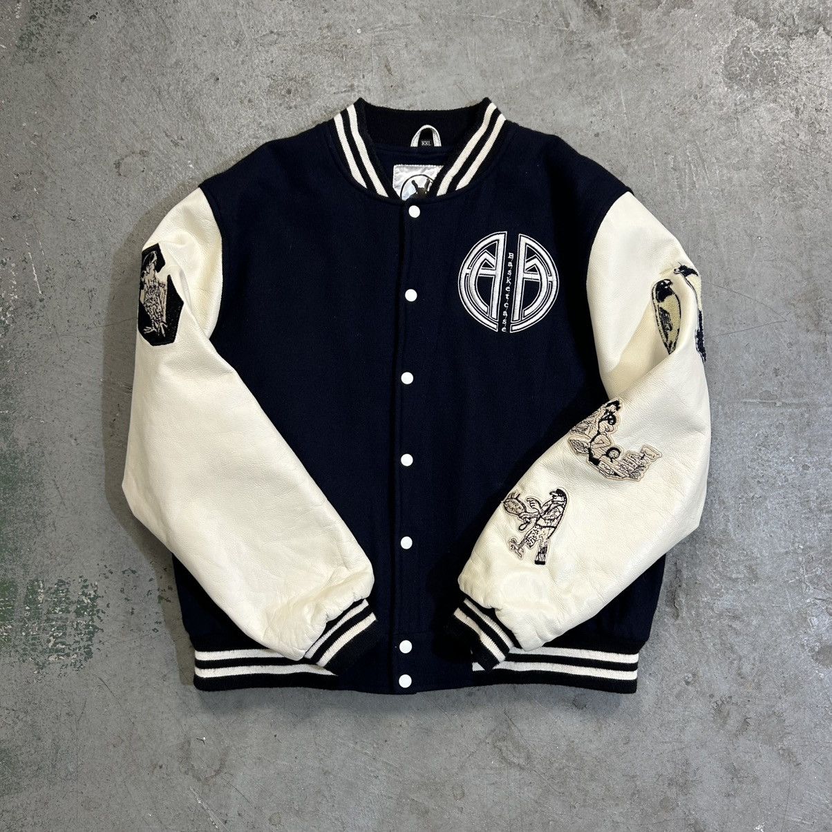 basketcase gallery Basketcase Gallery Leather Varsity Jacket Size US XL / EU 56 / 4 - 2 Thumbnail
