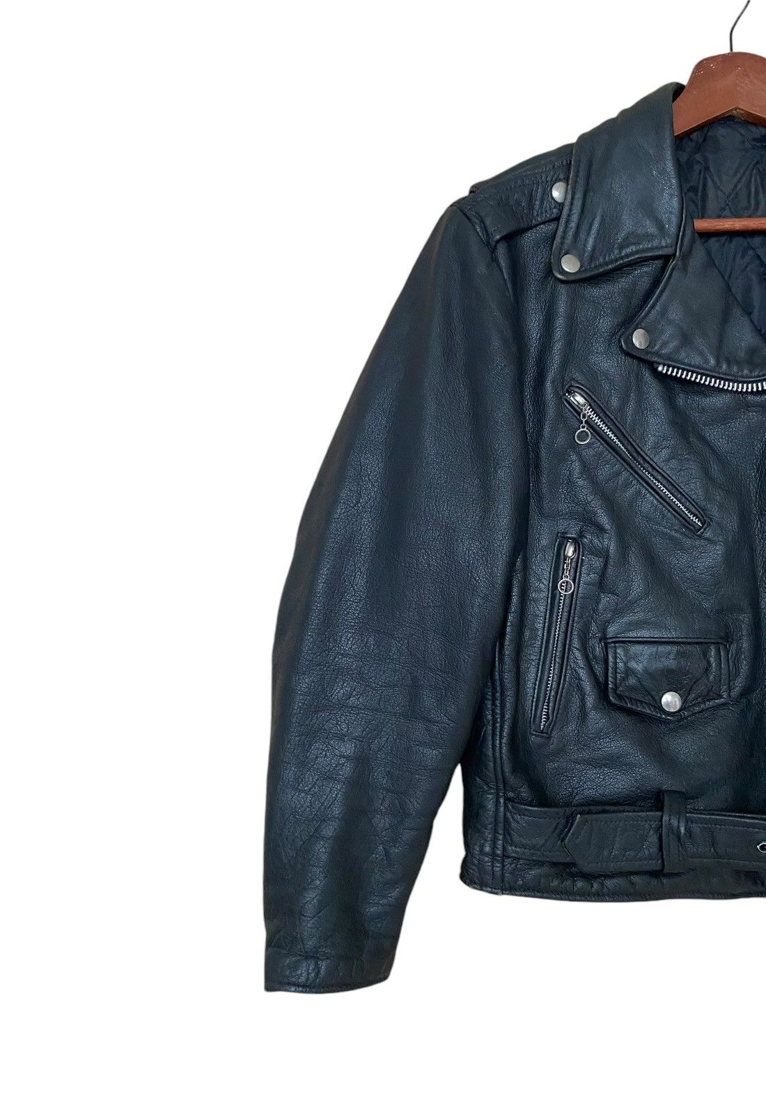 Other True Vintage Made In Usa Double Collar Leather Jacket 1960s Size US M / EU 48-50 / 2 - 5 Thumbnail