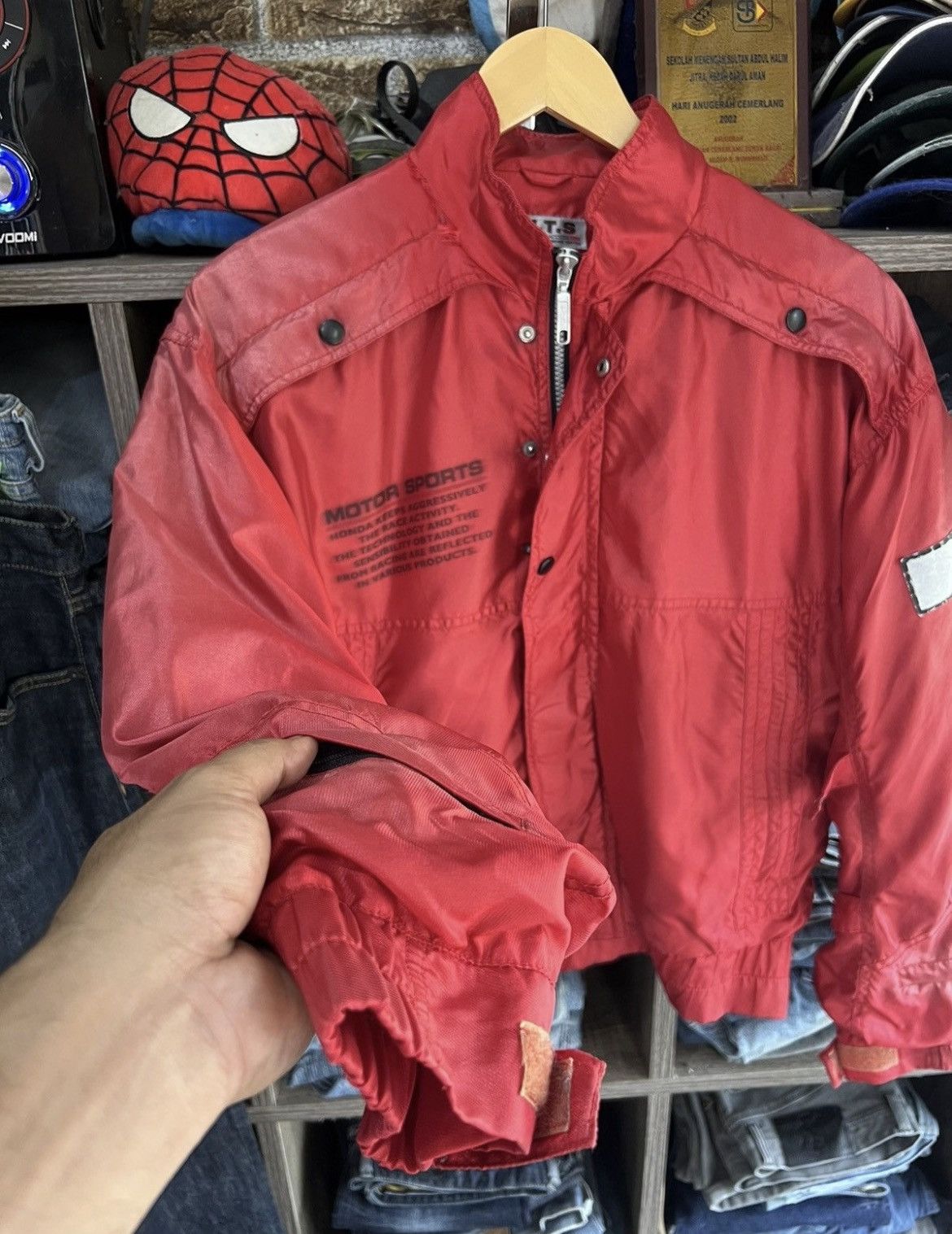 Honda 🔥Vintage Honda Motor Sports Zipper Jacket Size US M / EU 48-50 / 2 - 12 Thumbnail