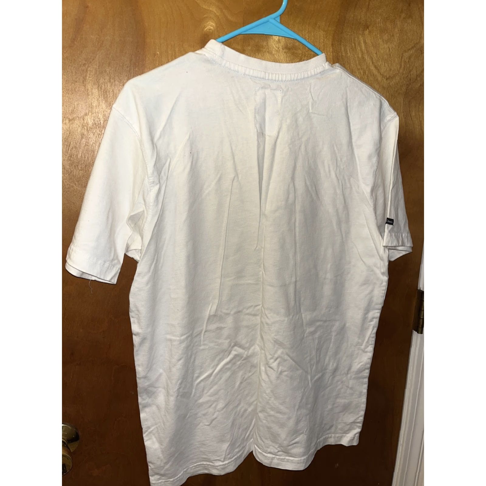 Vintage Play Cloths Men's Large White Graphic T Shirt Crew Neck Short Sleeve Logo Jersey Cotton Size US L / EU 52-54 / 3 - 4 Thumbnail