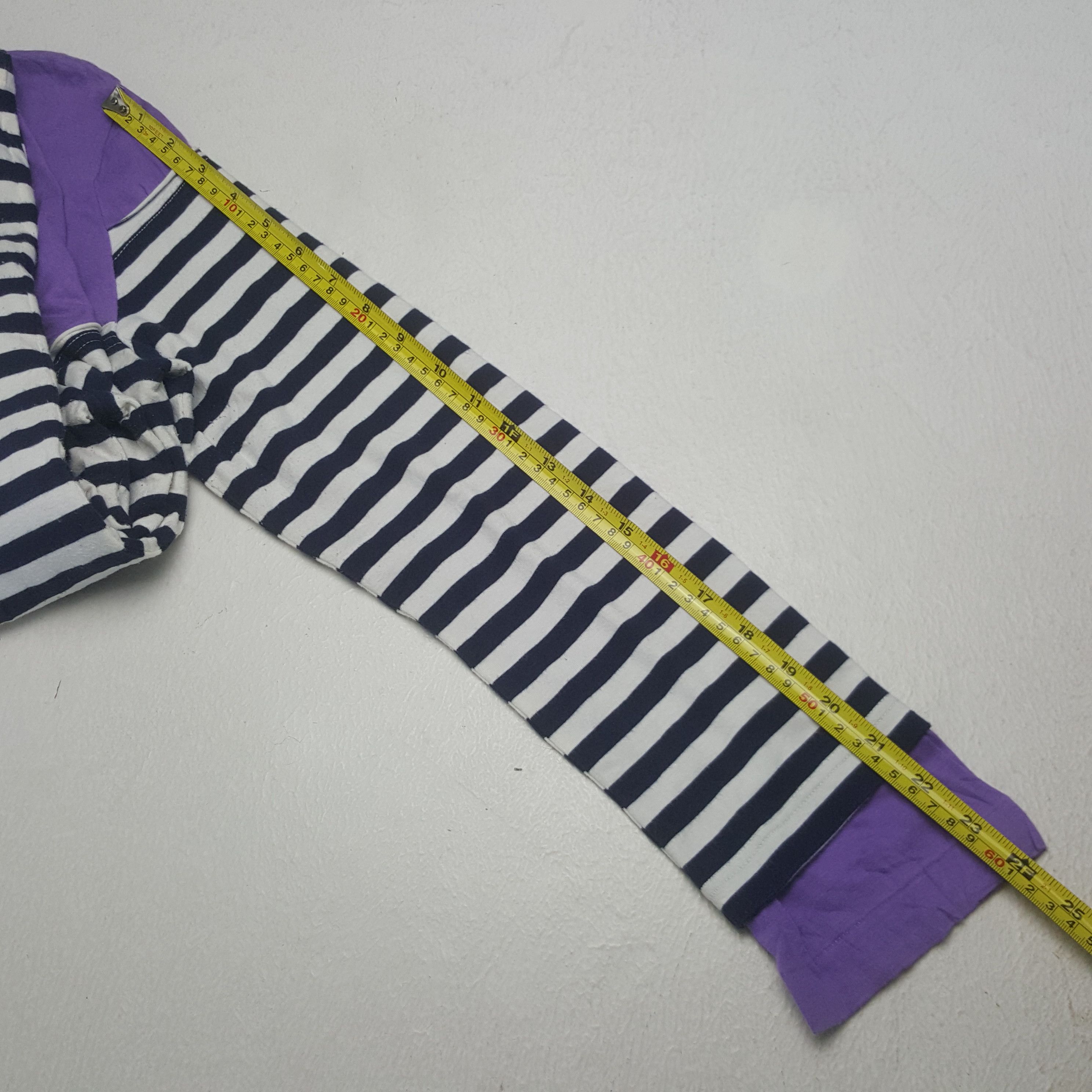 Comme des Garcons Vintage Comme des Garcons Striped Tshirt Size S / US 4 / IT 40 - 6 Thumbnail