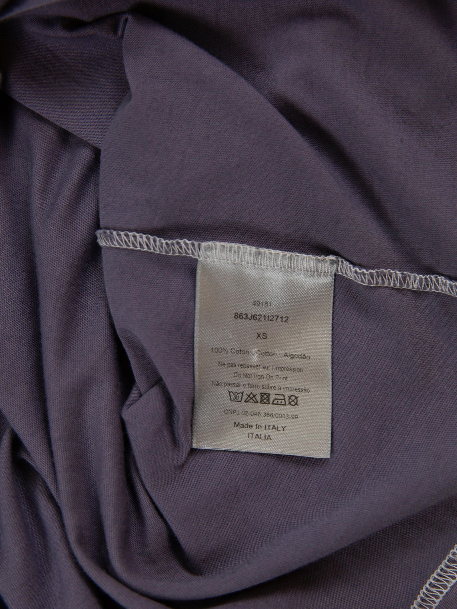 Designer Christian Dior Atelier Purple Dyed T Shirt Size US XS / EU 42 / 0 - 7 Thumbnail