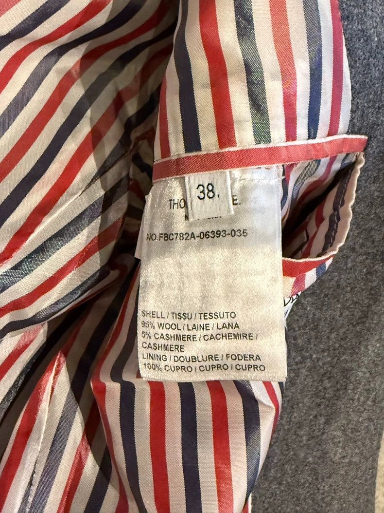 Thom Browne Thom Browne Dark grey four-barrel suit, short Size XS / US 0-2 / IT 36-38 - 5 Thumbnail