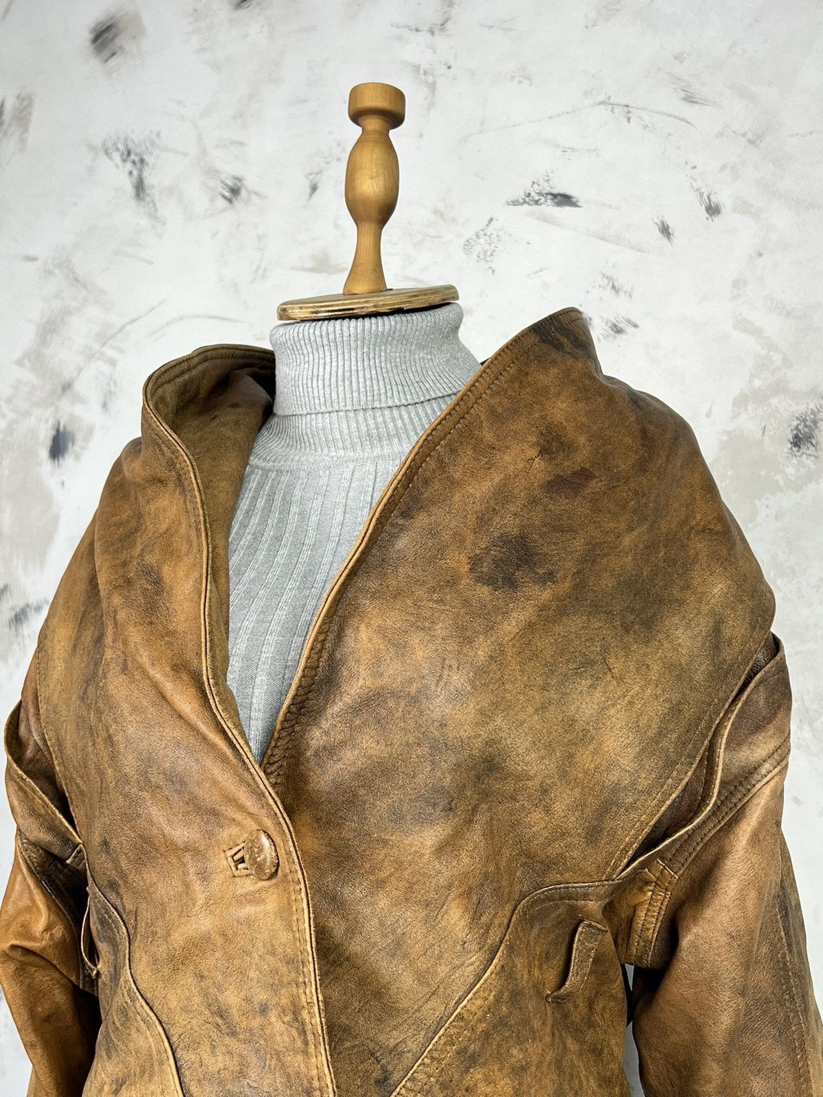 Vera Pelle Vintage Vera Pelle Leather Jacket Size M - L Size M / US 6-8 / IT 42-44 - 8 Thumbnail