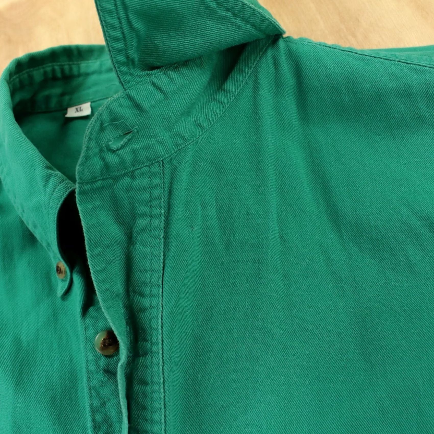 Bugle Boy VINTAGE Bugle Boy Shirt XL Green Embroidered Button-Up Short Sleeve Mens 80s 90s 00s Grunge Size US XL / EU 56 / 4 - 7 Thumbnail