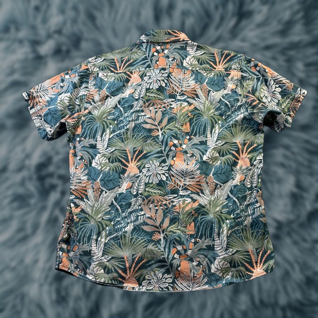 Howler Brothers Howler Brothers Shirt Mens Medium Green All Over Print Mansfield Button Up Western Size US M / EU 48-50 / 2 - 1 Thumbnail