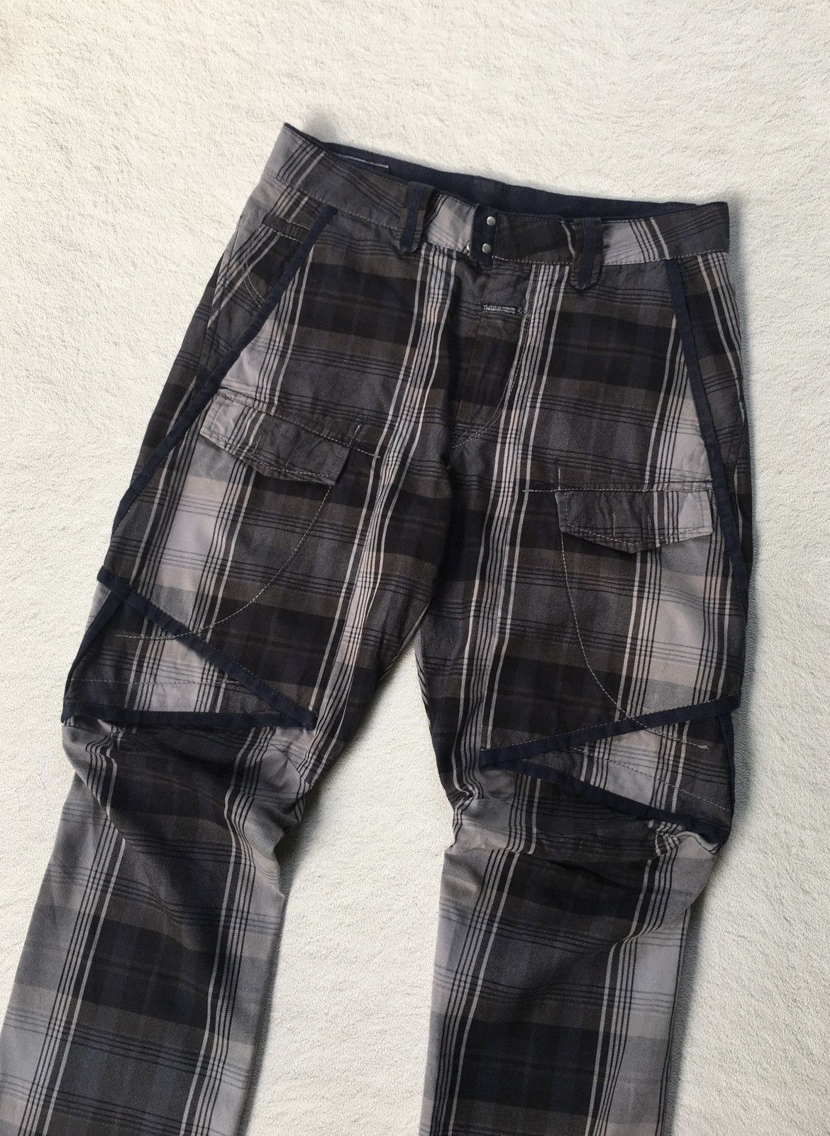 Marithe + Francois Girbaud Marithe Francois Girbaud Tartan Pants Size US 29 - 2 Thumbnail