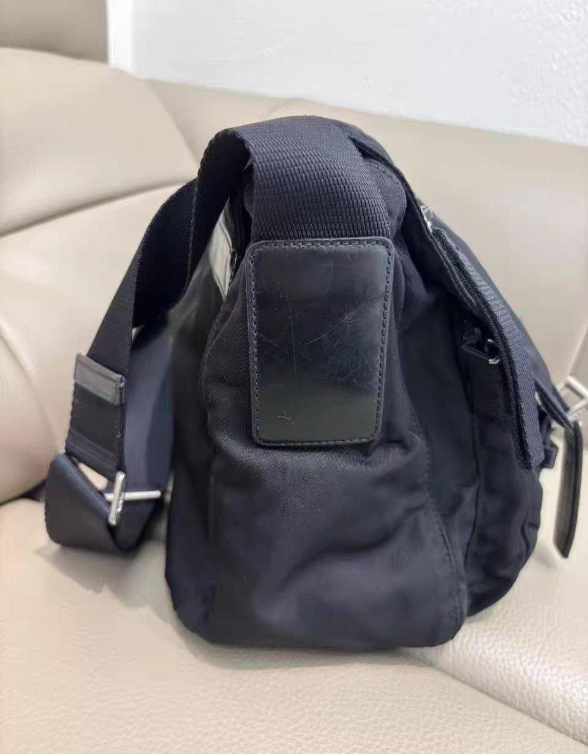 Prada Prada medium motorcycle double-pocket messenger bag J38 Size ONE SIZE - 3 Thumbnail