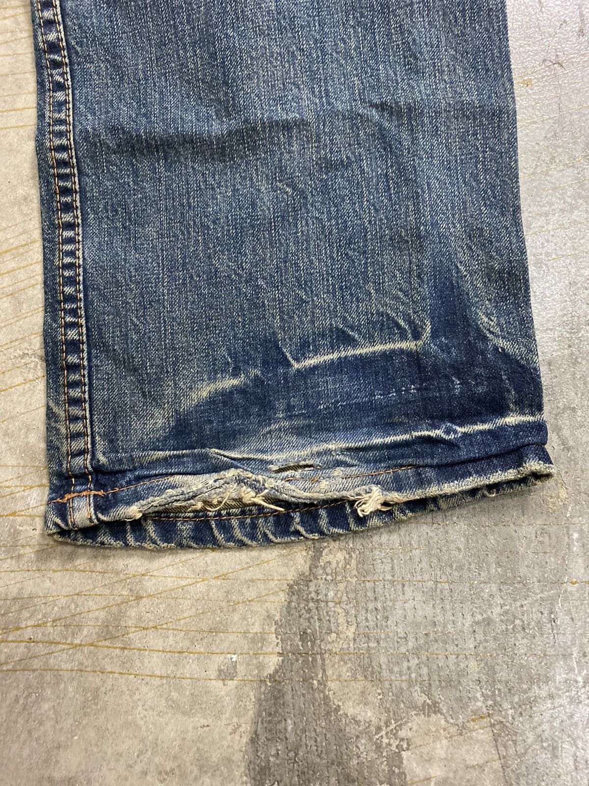 Takeo Kikuchi 1990s Japan Motive patch distressed light denim Size US 32 / EU 48 - 19 Thumbnail
