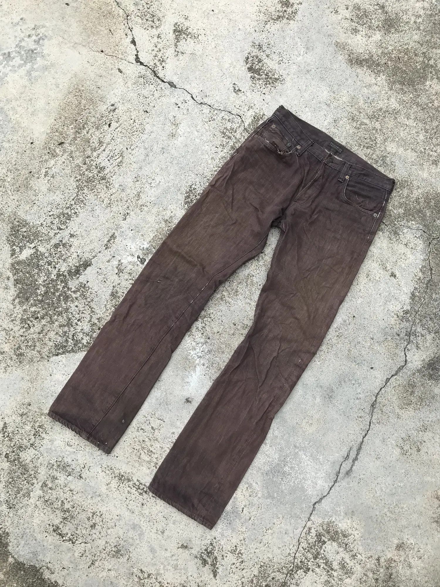 Full Count & Co. Full Count Selvedge Distressed Y2k Denim Size US 30 / EU 46 - 3 Thumbnail