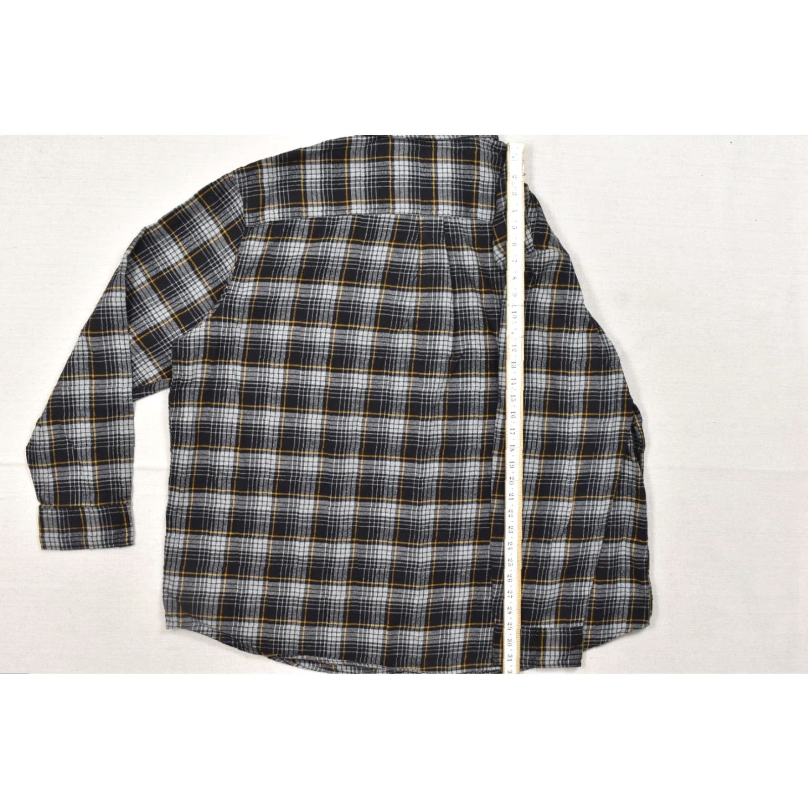 Vintage St. John's Bay Men's 3XL Flannel Shirt Black Buckthorn Plaid Button-Up Casual Long Sleeve Size US XXL / EU 58 / 5 - 5 Thumbnail