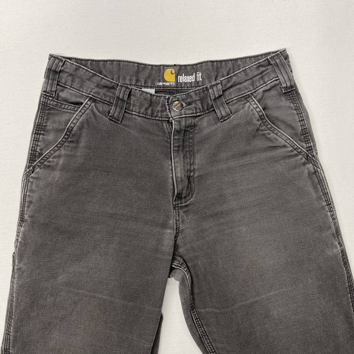 Carhartt Carhartt Pants Grey Relaxed Fit Carpenter Workwear Baggy Size US 30 / EU 46 - 4 Thumbnail