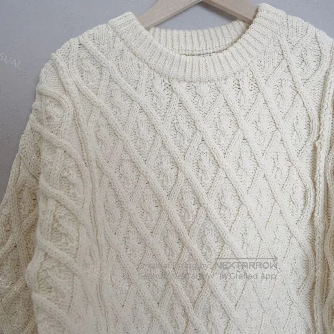 Auralee AURALEE Hard Twist Merino Wool Sweater. Size XS / US 0-2 / IT 36-38 - 8 Thumbnail