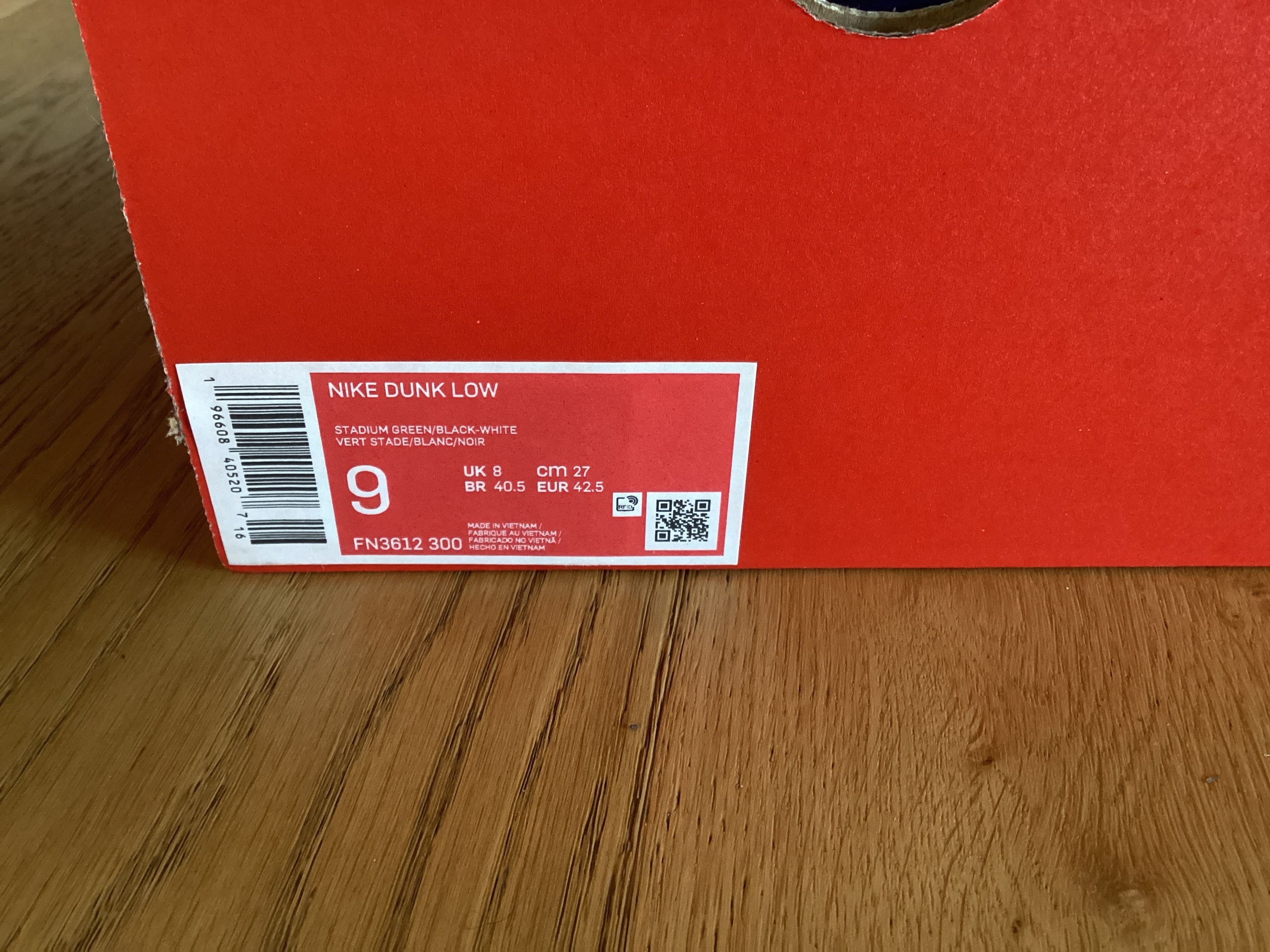 Nike Nike Dunk Low Celtic Size US 9.5 / EU 42-43 - 10 Thumbnail