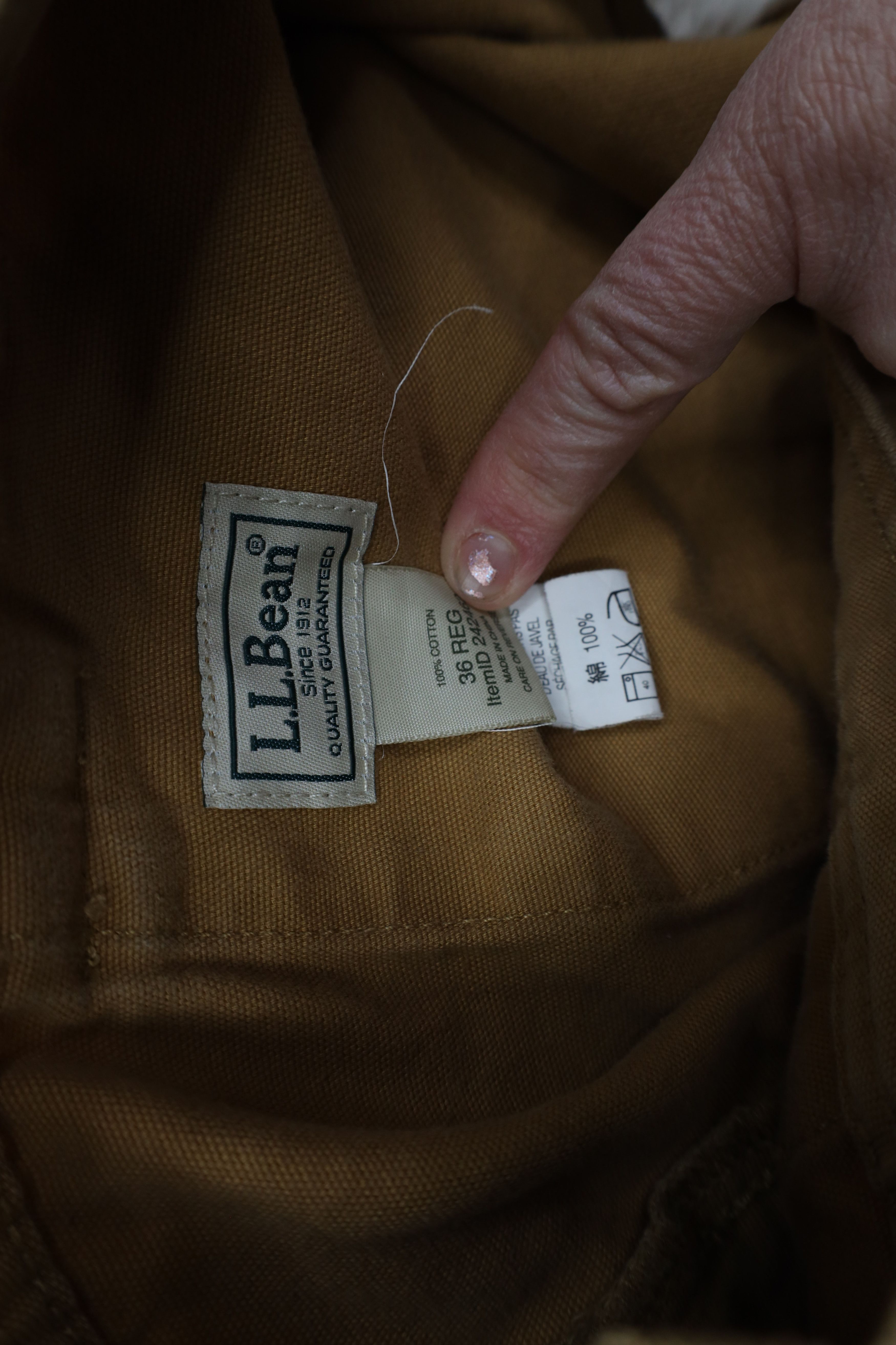 L.L. Bean Vintage LL Bean Above Knee Cargo Trekking Shorts Duck Brown Size US 36 / EU 52 - 6 Thumbnail