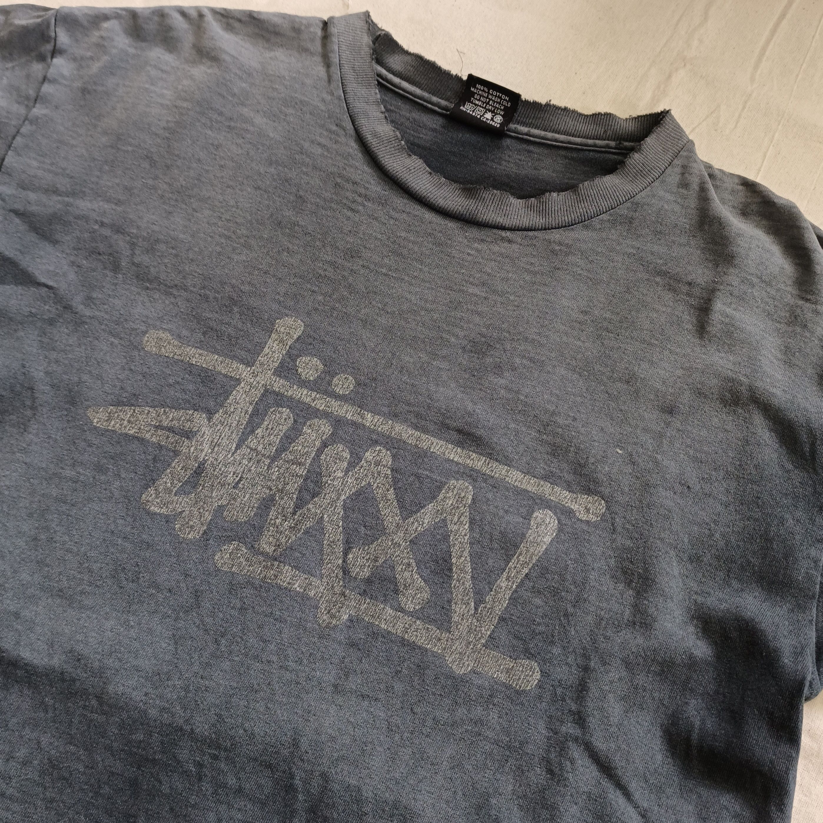 Stussy × Vintage Vintage Stussy "STUXXV Logo" 25th anniversary tshirt Size US M / EU 48-50 / 2 - 2 Thumbnail
