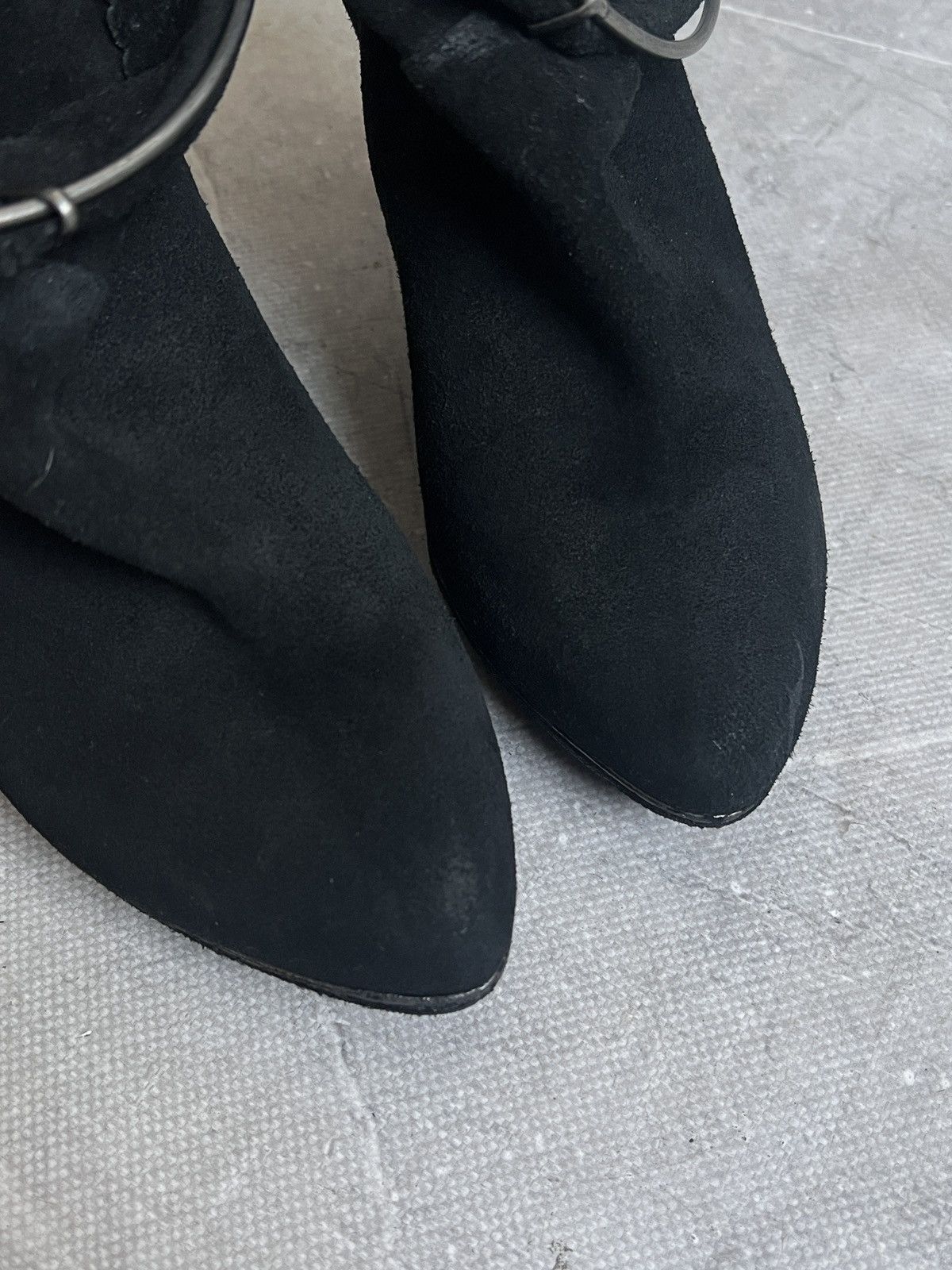 Diesel Diesel Black Leather Heels rick owens Archive Style 2000s Size US 7 / IT 37 - 15 Thumbnail
