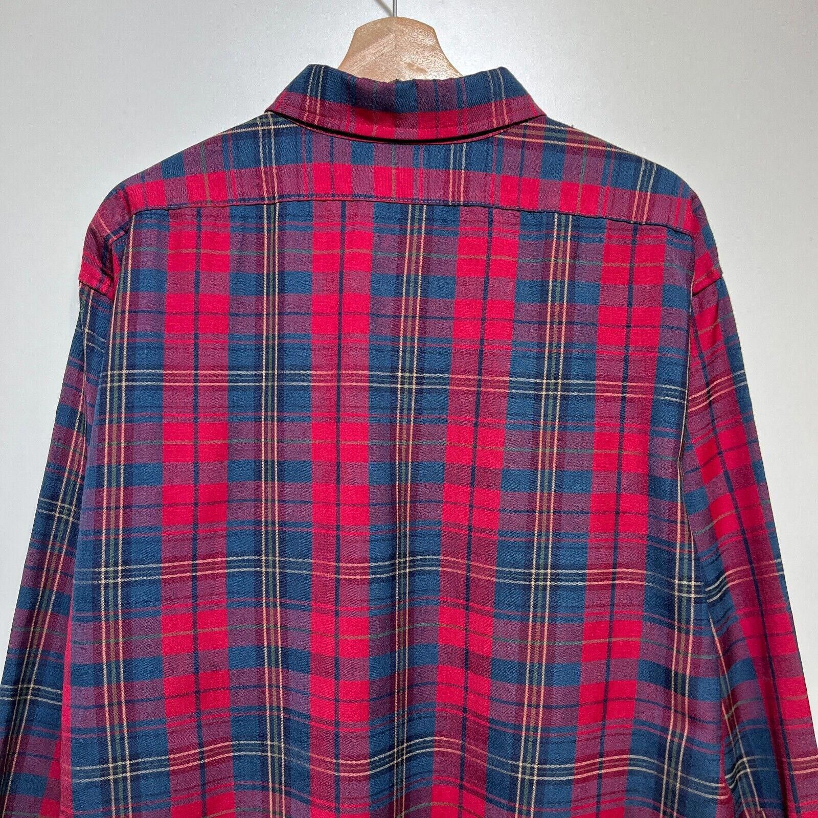 Pendleton × Vintage Vintage 90s Sir Pendleton Plaid Wool Button Shirt Size XL Size US XL / EU 56 / 4 - 4 Thumbnail