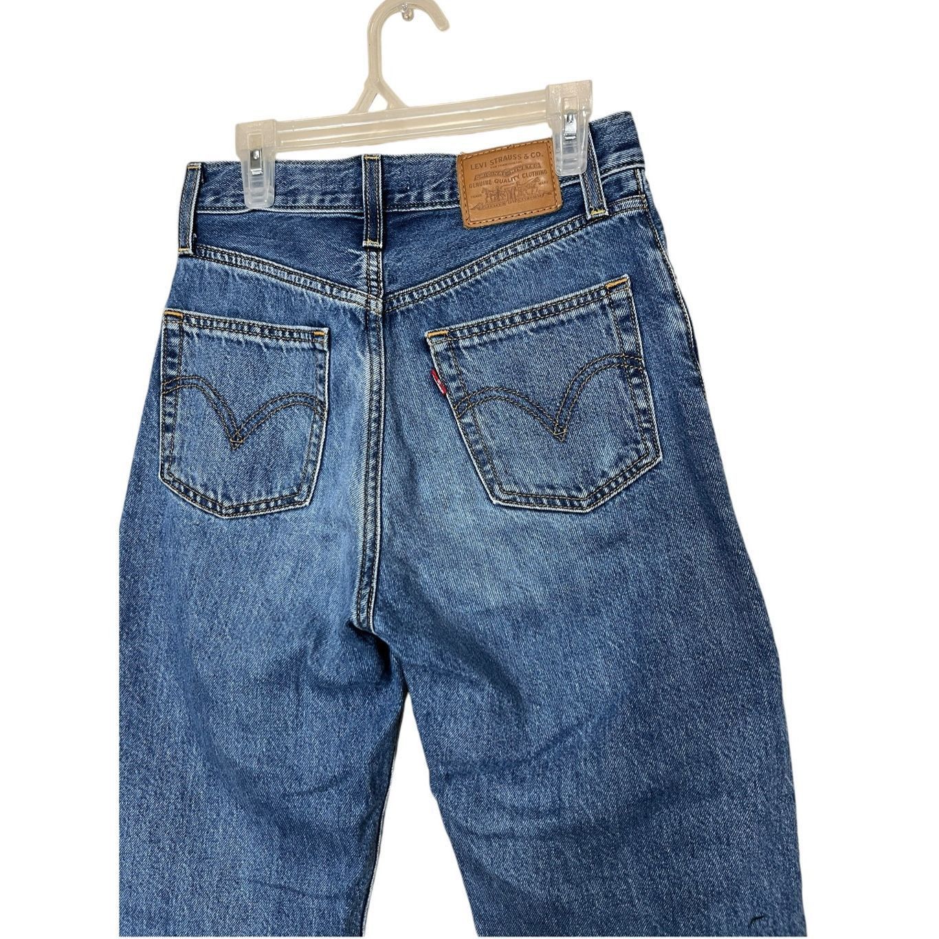 Levi's Levi’s Premium Ribcage Straight Jeans Size 24 Size 26" / US 2 / IT 38 - 6 Thumbnail