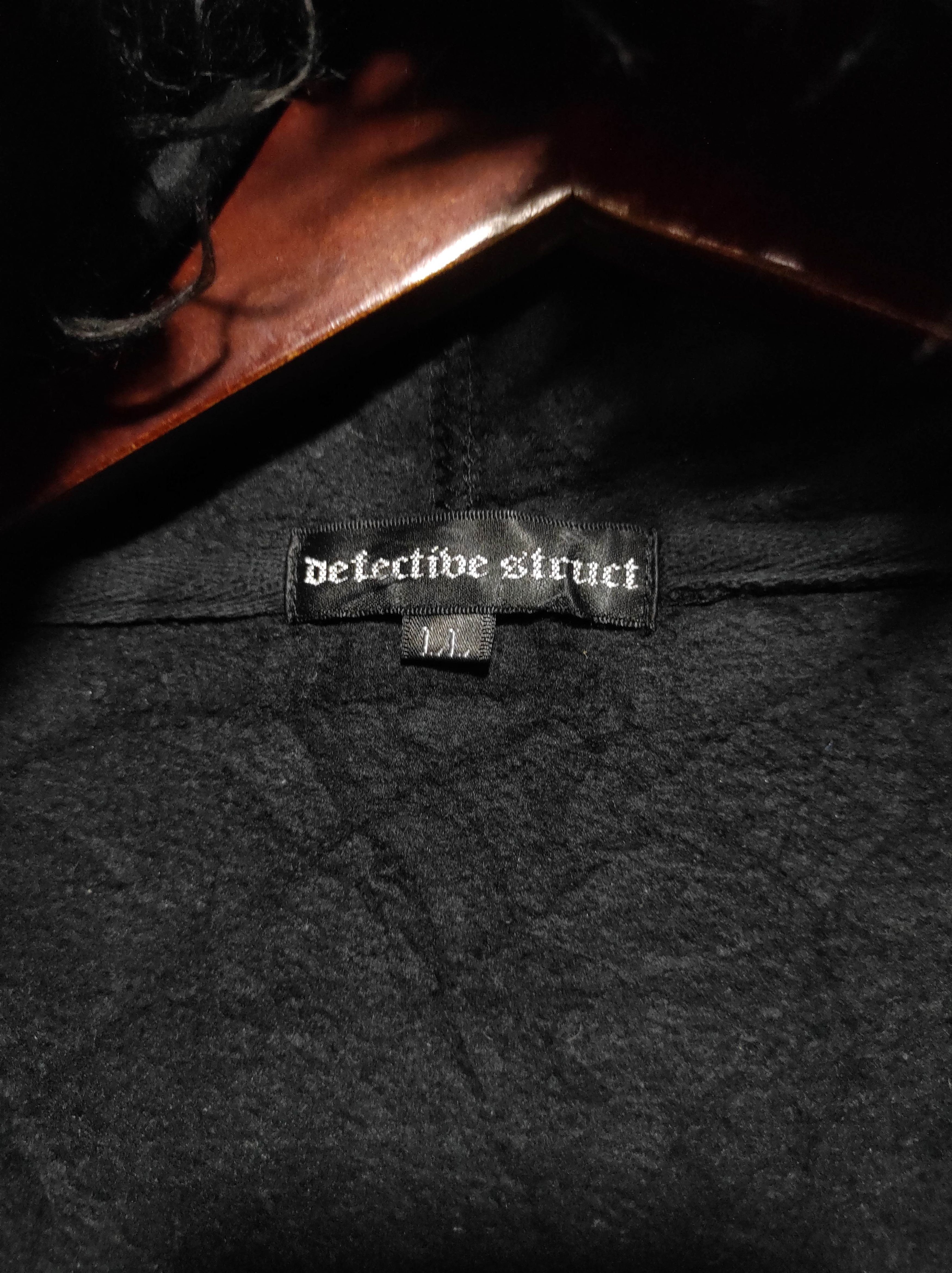 If Six Was Nine Detective Struct Black Zipper Fur Hoodie i6w9 Lgb Style Size US L / EU 52-54 / 3 - 10 Thumbnail