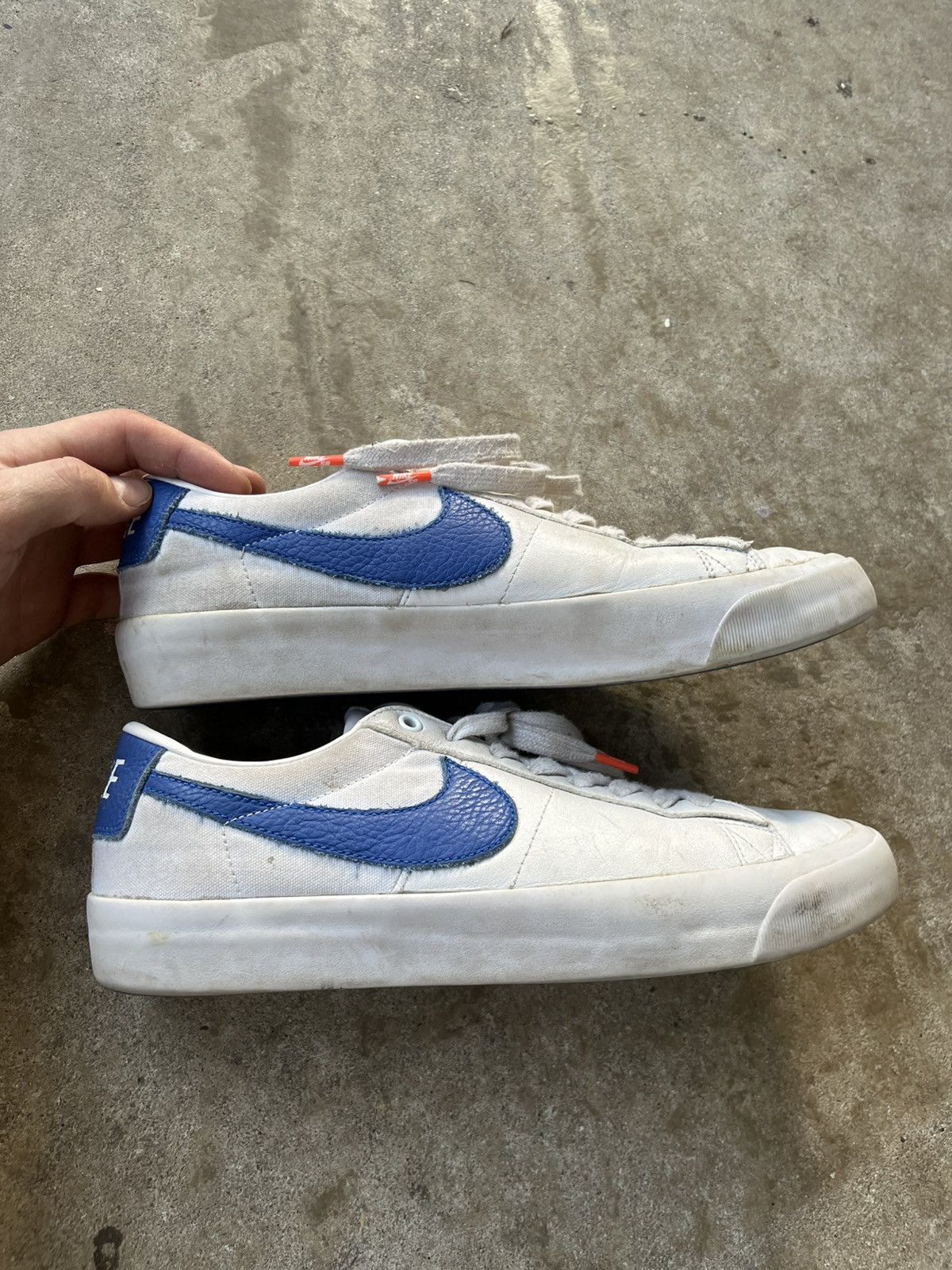 Nike Nike SB Zoom Blazer Low ISO Orange Label White / Blue Size US 9.5 / EU 42-43 - 2 Thumbnail