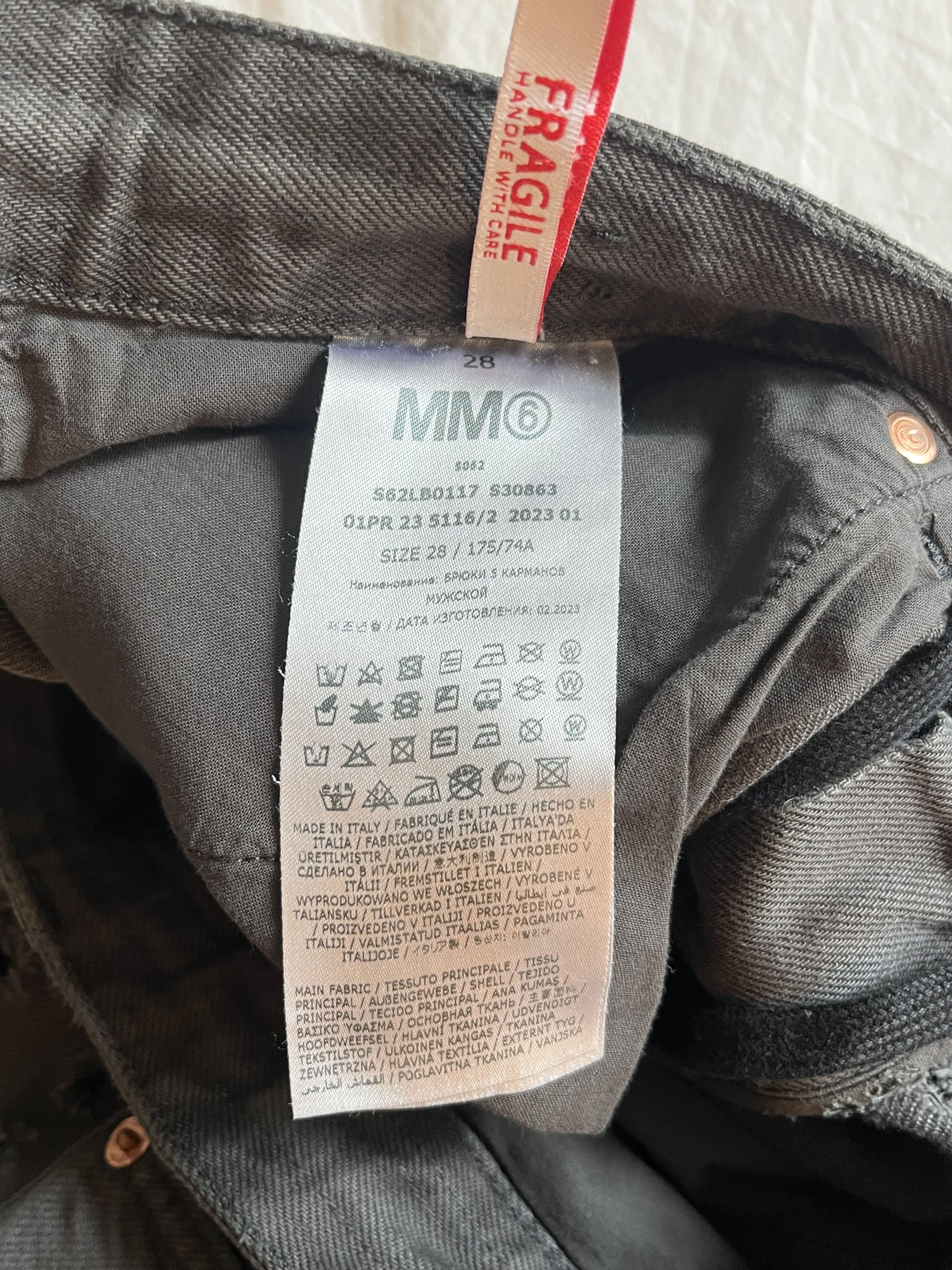 Maison Margiela Distressed Shotgun Denim Size US 28 / EU 44 - 5 Thumbnail