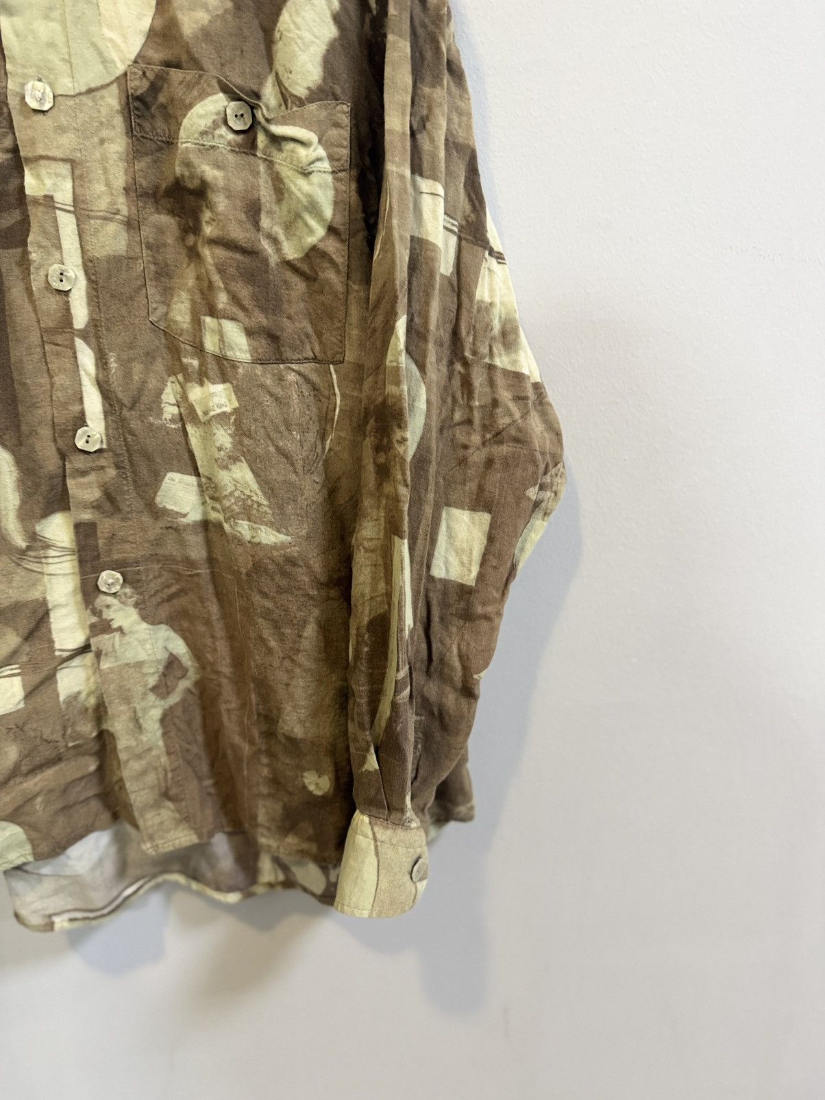 Vintage Vintage Y2K Avant Garde Luxury Shirt Size US XL / EU 56 / 4 - 3 Thumbnail