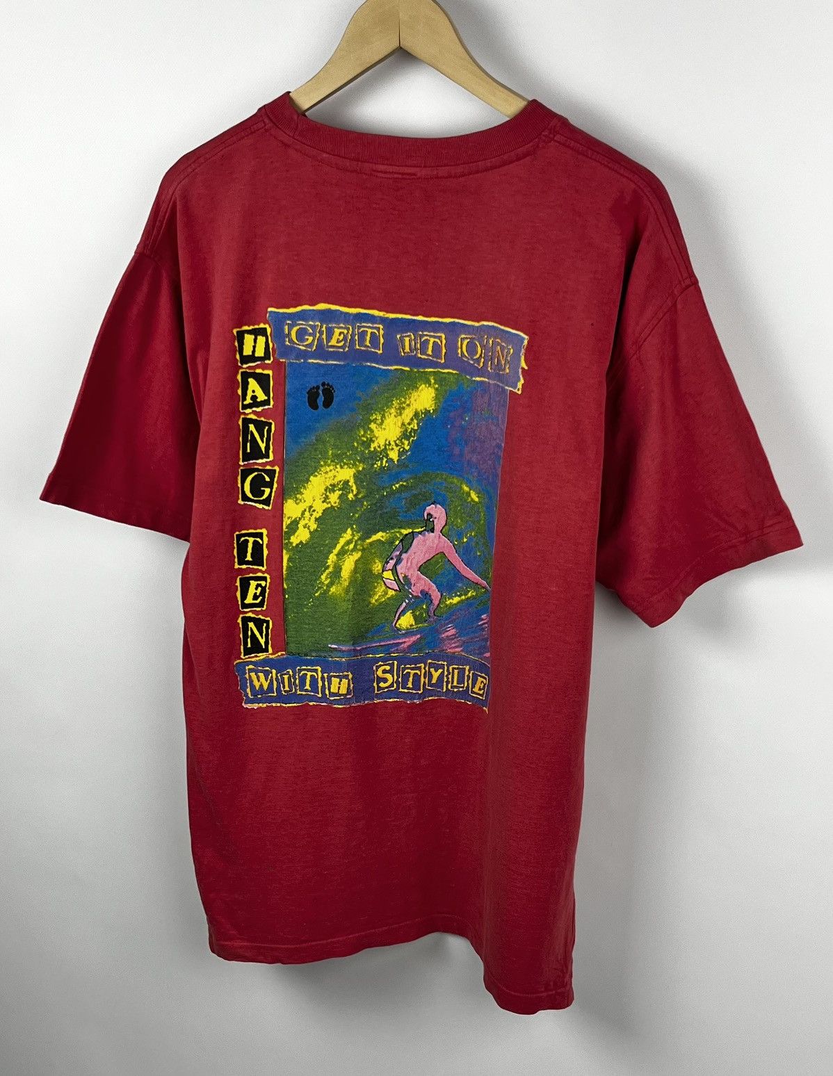 Sun Surf Hang Ten get it on with style t shirt surf vintage 90s Size US XL / EU 56 / 4 - 1 Thumbnail