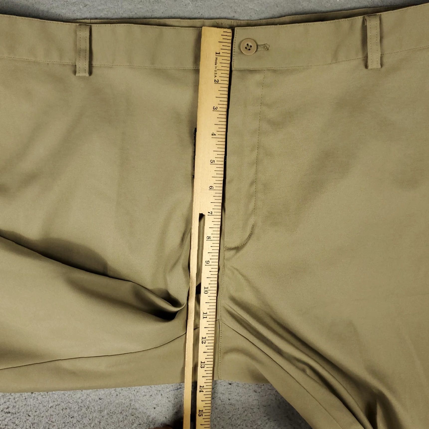 Nike Nike Pants Mens 40x32 Khaki Dri-FIT Stretch Performance Golf Trousers Flat Front Size US 40 / EU 56 - 4 Thumbnail