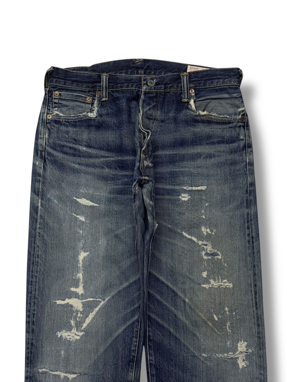 Evisu Vintage 00s Evisu No.2 Lot 2001 Selvedge Japan Denim Jeans Size US 32 / EU 48 - 4 Thumbnail