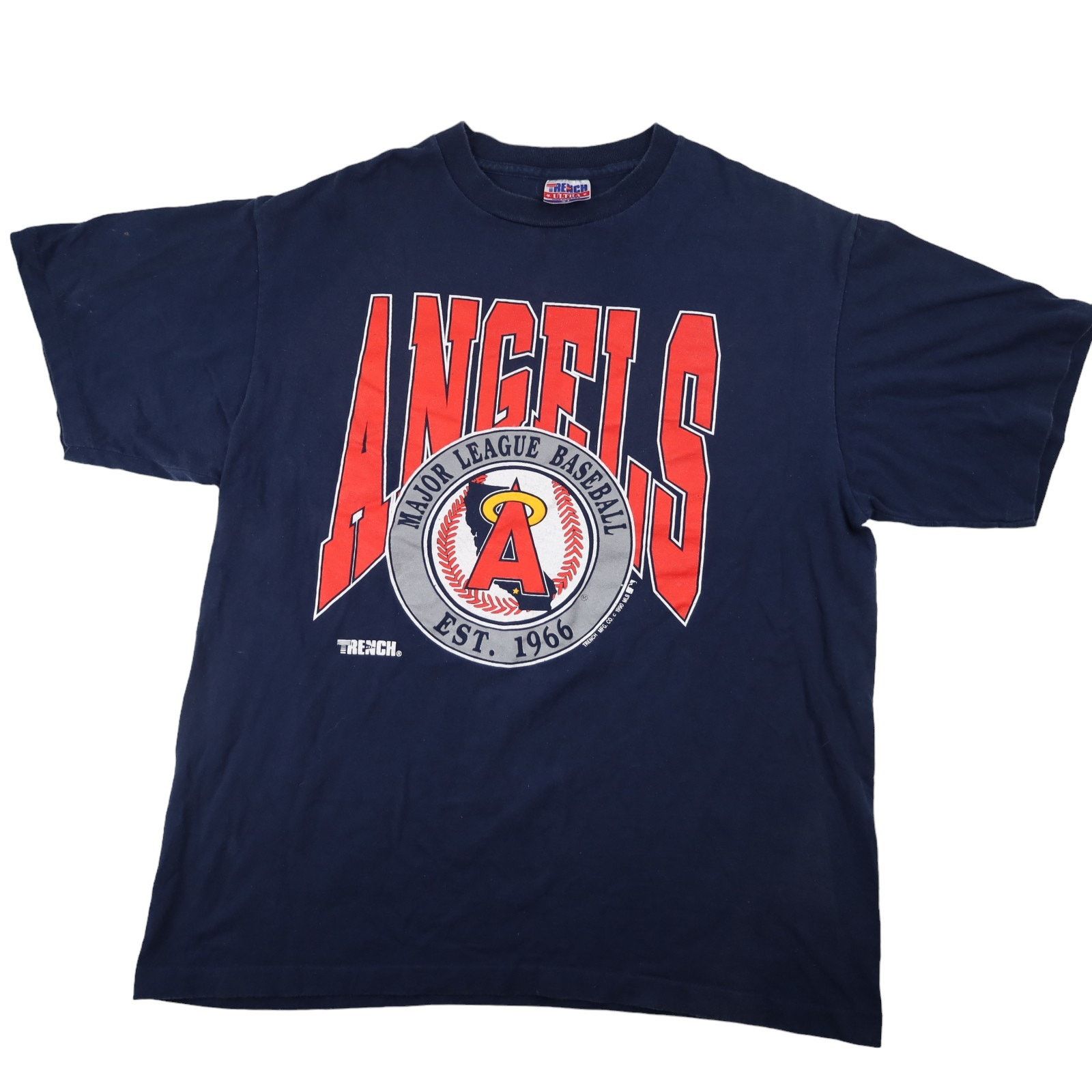 Vintage MLB Trench California Angles Graphic T Shirt