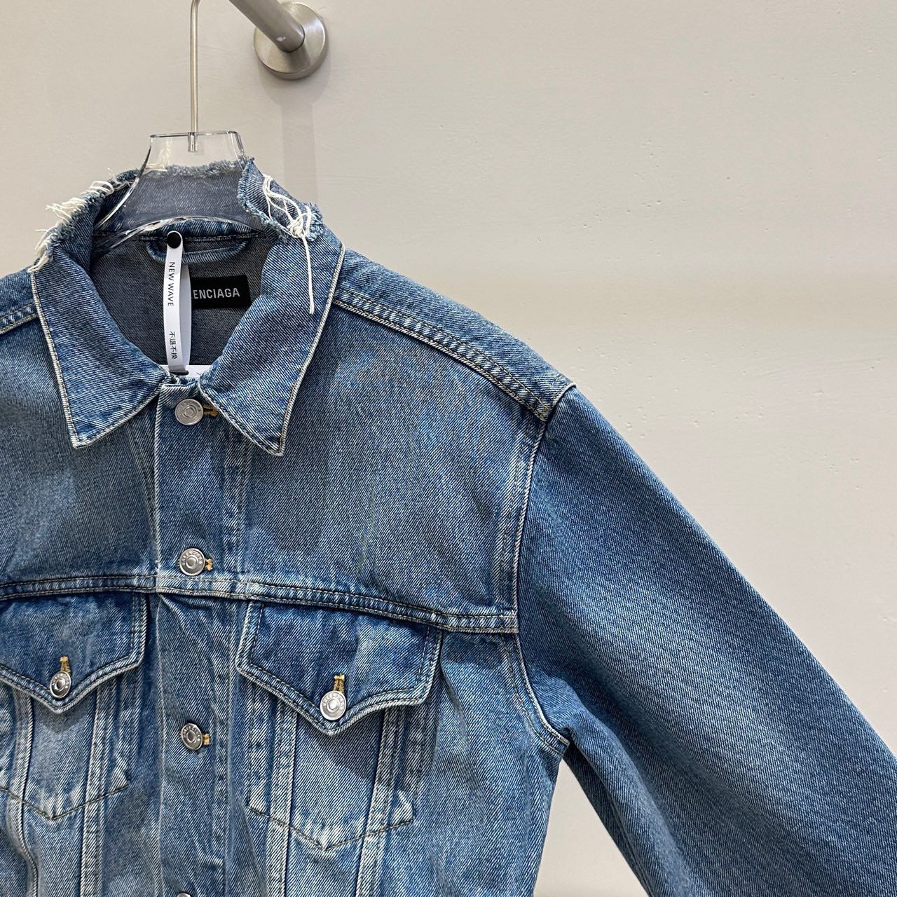 Balenciaga Balenciaga denim logo jacket Size US M / EU 48-50 / 2 - 4 Thumbnail