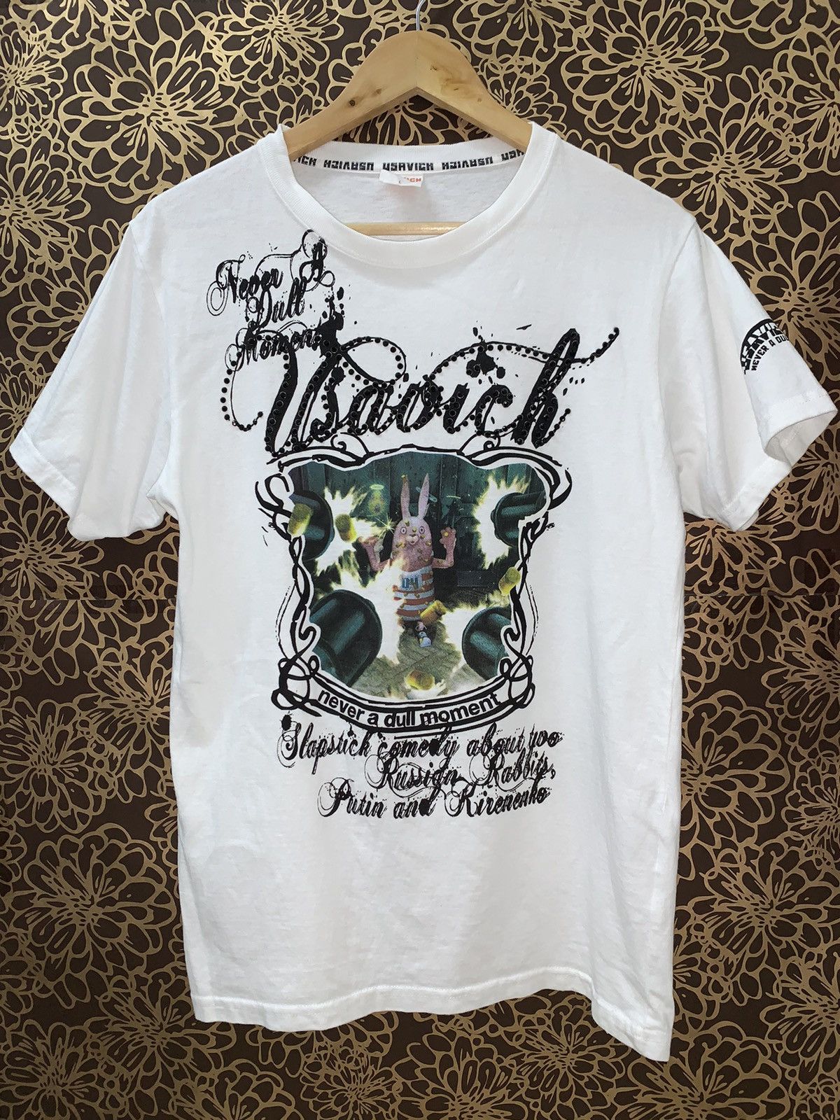 Art USAVICH X MTV NETWORKS : RUSSIAN RABBITS, PUTIN & KIRENENKO | Grailed