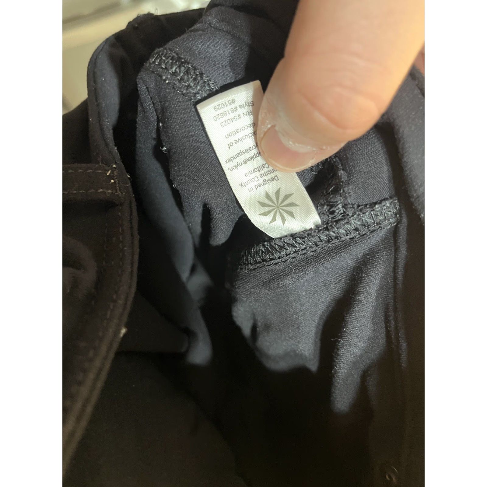 Athleta Athleta Women's Black Classic Jegging Slim Leg Pants Style #818620 Size Small Black Size 28" / US 6 / IT 42 - 6 Thumbnail