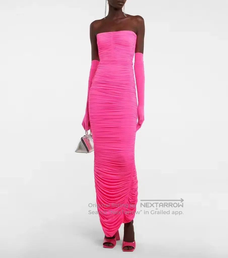 Alex Perry Alex Perry Strapless Ruched Maxi Dress. Size S / US 4 / IT 40 - 7 Thumbnail