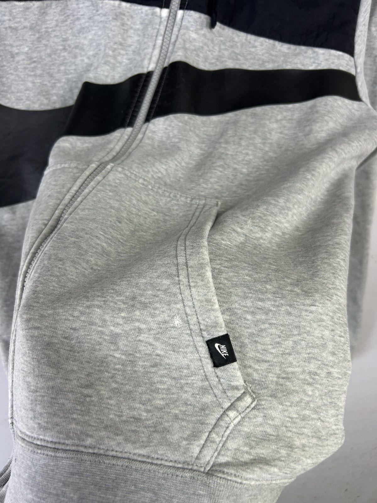 Nike × Vintage Vintage Nike Printed Big Swoosh Hoodie Size US M / EU 48-50 / 2 - 4 Thumbnail