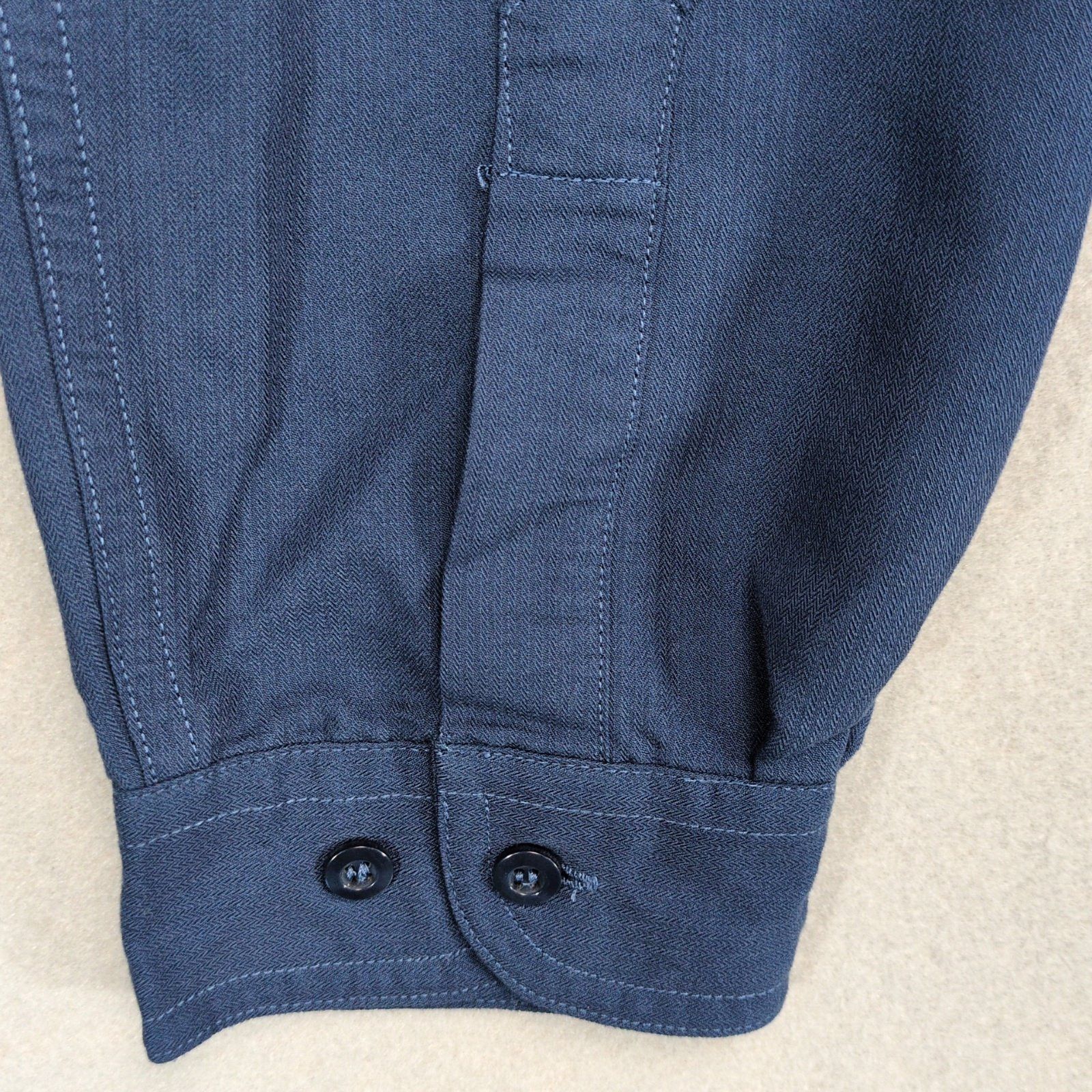 Vintage Vtg Rivers End Trading Co Women's XL Navy Button Front Shirt Size XL / US 12-14 / IT 48-50 - 5 Thumbnail