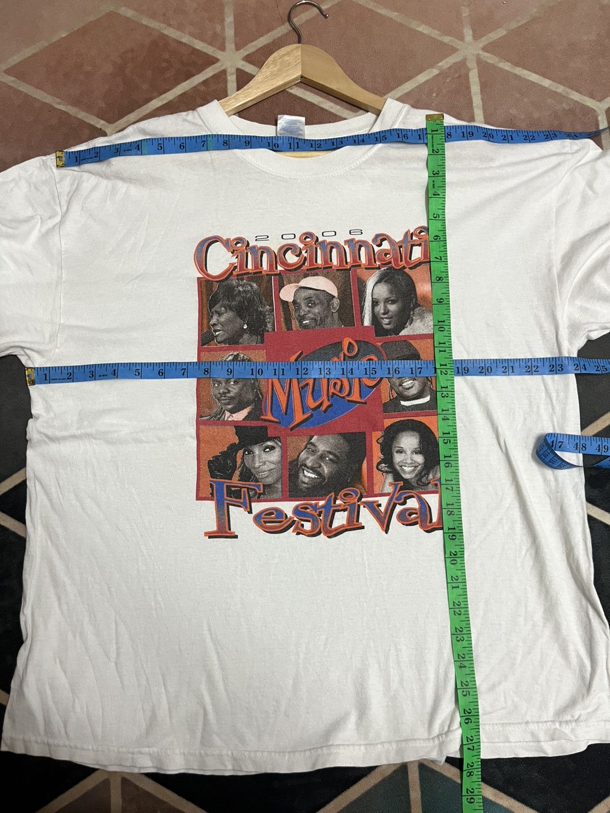Rap Tees 💥Cincinnati Music Fest Feat Ciara, Kem, Frankie Beverly Size US XL / EU 56 / 4 - 8 Thumbnail