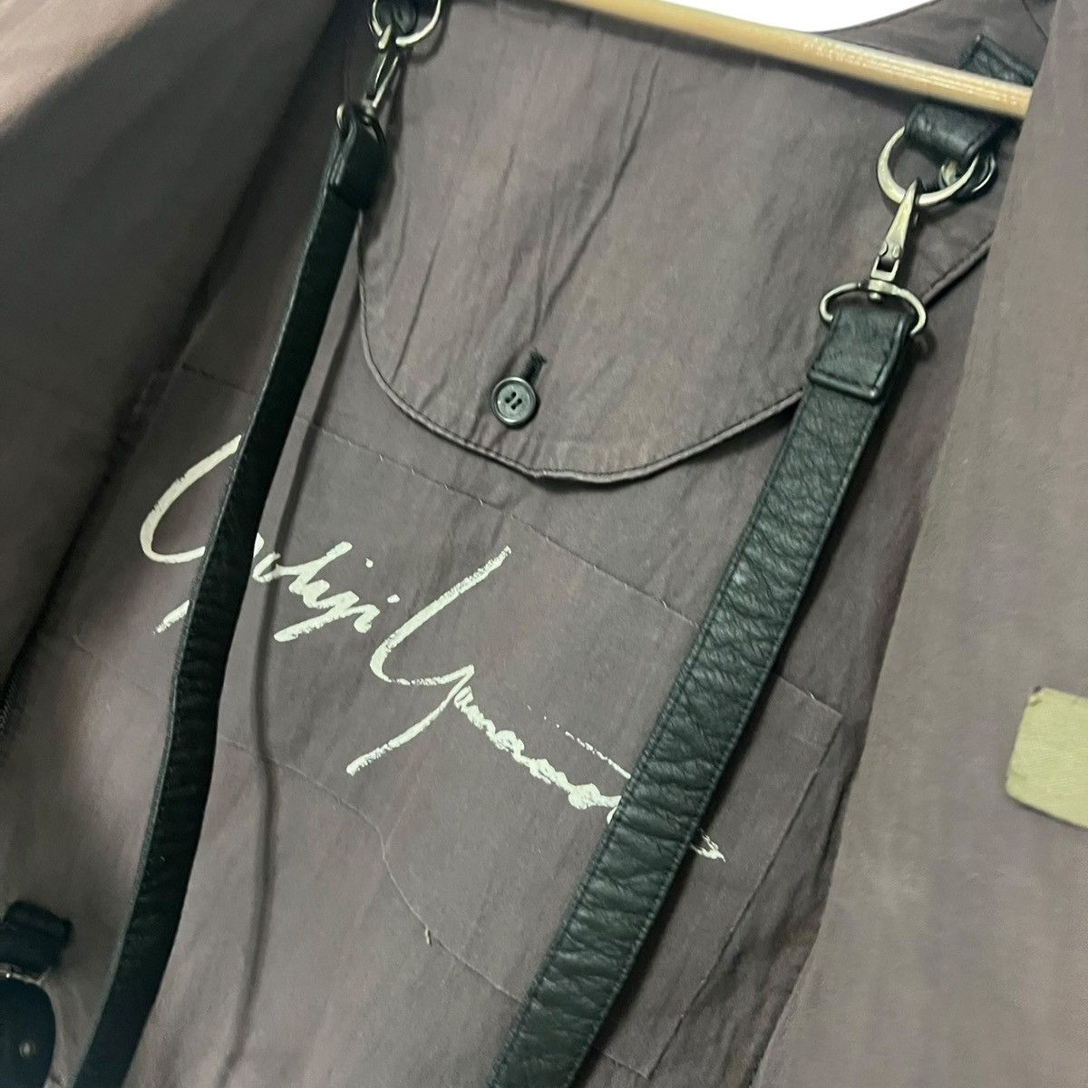 Yohji Yamamoto Yohji yamamoto aw82 capybara leather vest Size US M / EU 48-50 / 2 - 10 Thumbnail