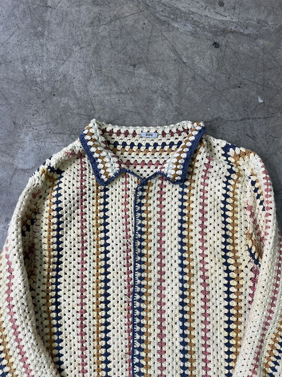 Bode Bode Crochet Button Up Shirt (unisex) Size US M / EU 48-50 / 2 - 5 Thumbnail
