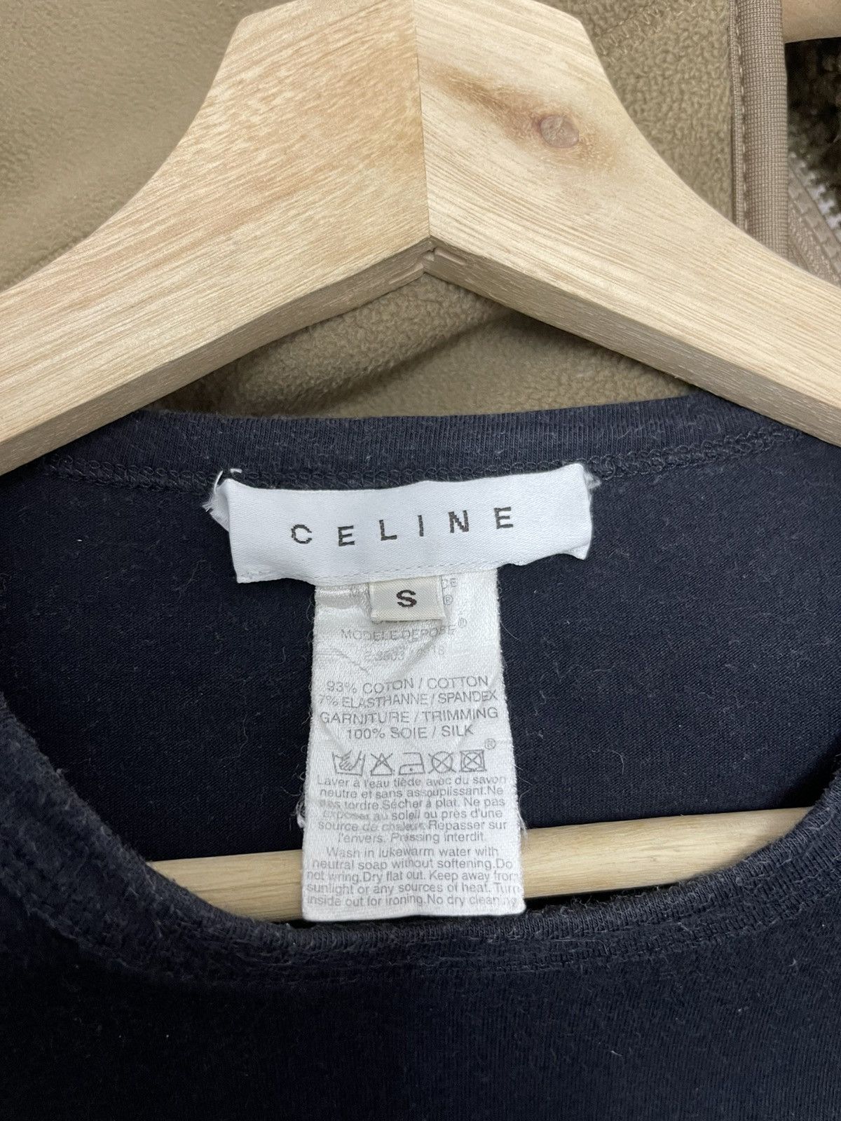 Celine Vintage Celine Printed Logo L/S Shirts Size XXS / US 00 / IT 34 - 13 Thumbnail